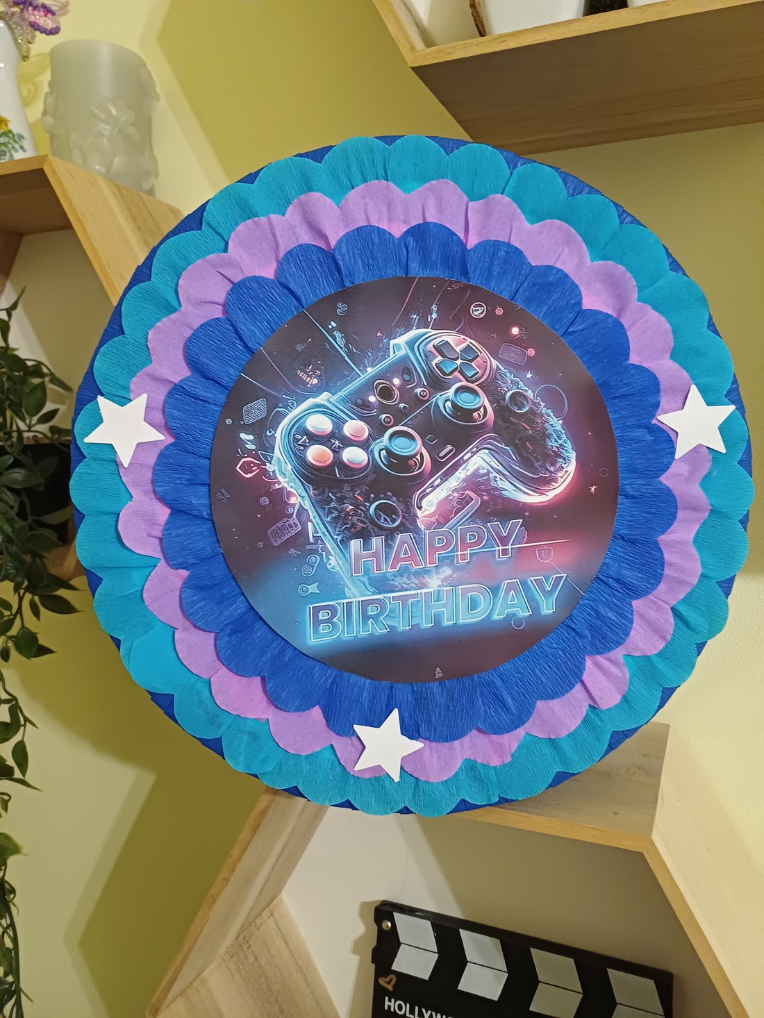 Piñata pinata piniata consola jocuri Happy Birthday  - jucării și echipamente pentru copii - jocuri de rol - Artynos.ro