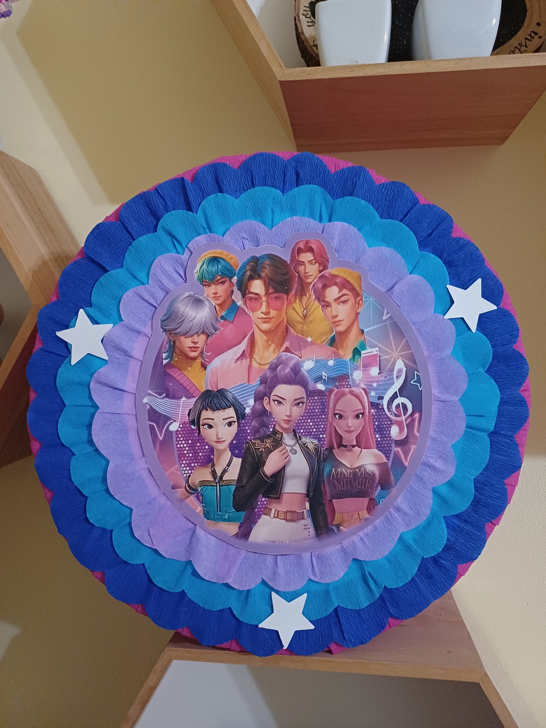 Piñata pinata piniata K-Pop Demon Hunters Saja Boys  - jucării și echipamente pentru copii - jocuri de rol - Artynos.ro