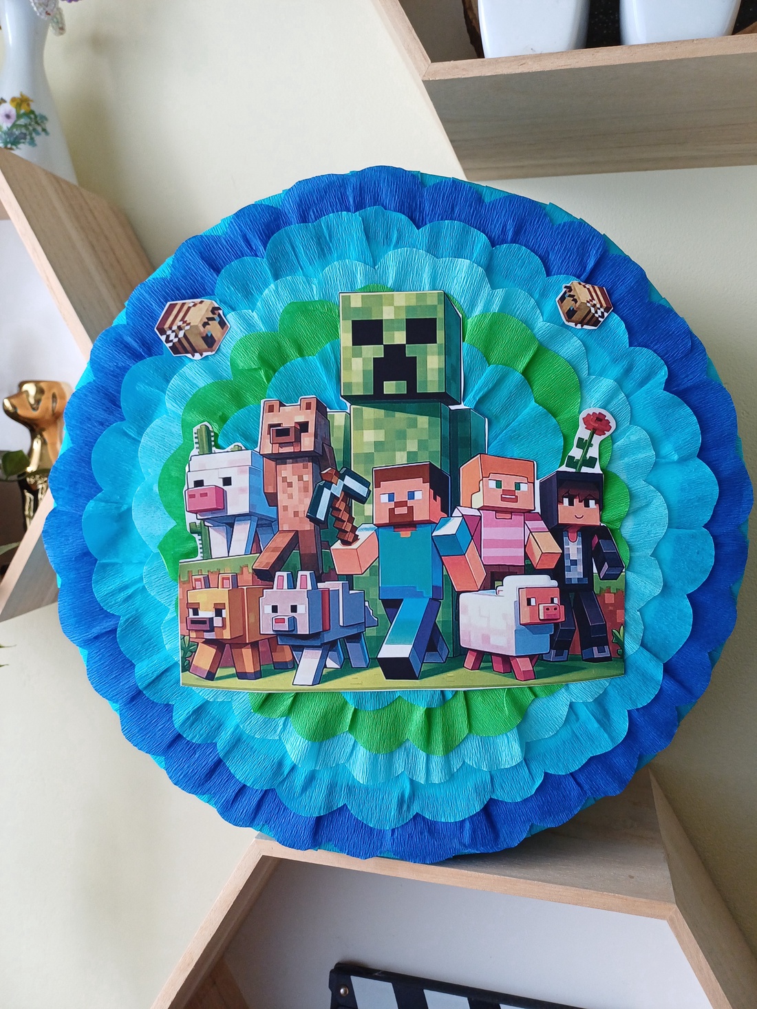 Piñata pinata piniata Minecraft  - jucării și echipamente pentru copii - jocuri de mișcare - Artynos.ro