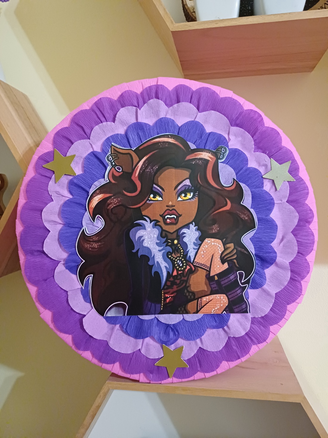 Pinata piniata Monster High Clawdeen Wolf  - jucării și echipamente pentru copii - jocuri de mișcare - Artynos.ro