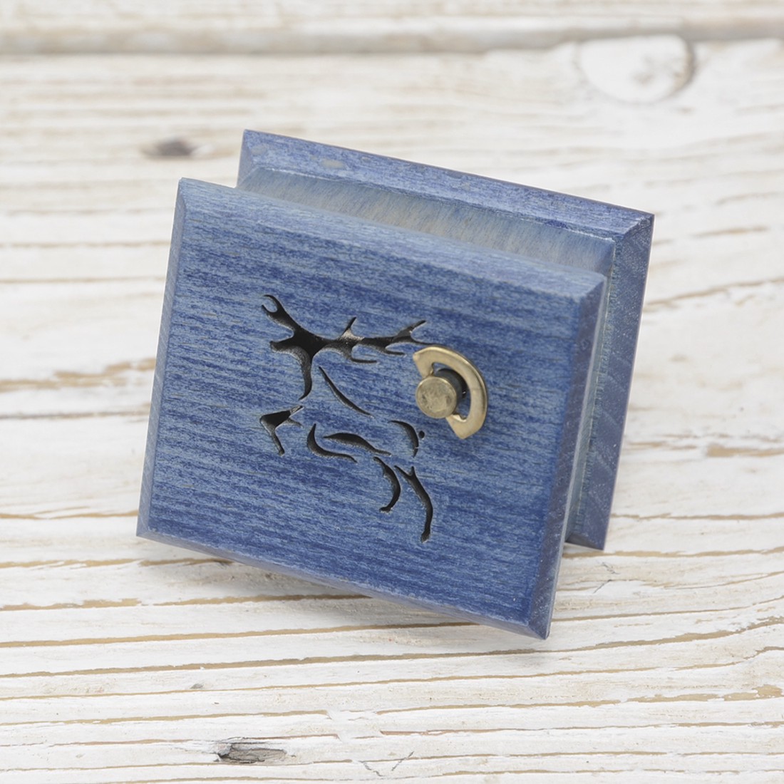 We Wish You a Merry Christmas cutie muzicală cerb albastru - crăciun - cadouri de moș crăciun - cadouri de moș crăciun - Artynos.ro