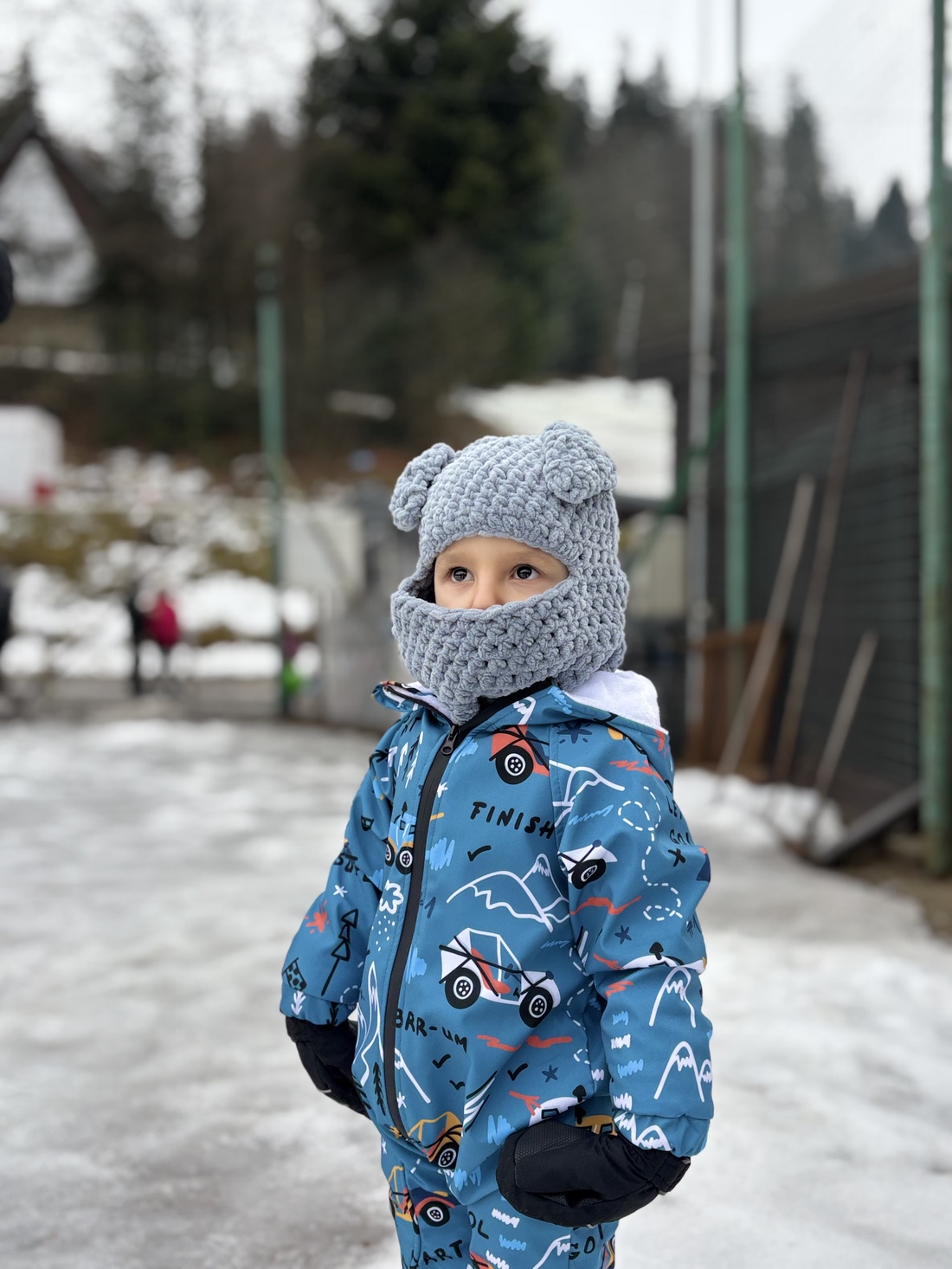 Cagulă �Ursuleț de pluș 3-5 ani - îmbrăcăminte și modă - eșarfe, pălării, fularuri - căciulă - Artynos.ro