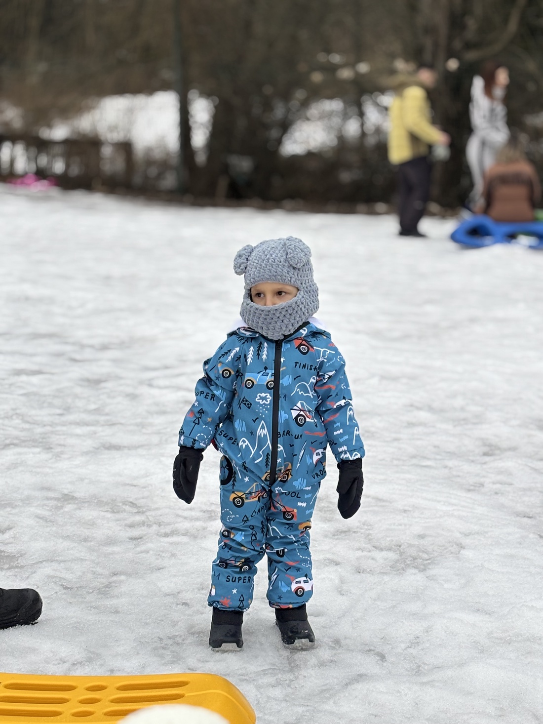 Cagulă �Ursuleț de pluș 3-5 ani - îmbrăcăminte și modă - eșarfe, pălării, fularuri - căciulă - Artynos.ro