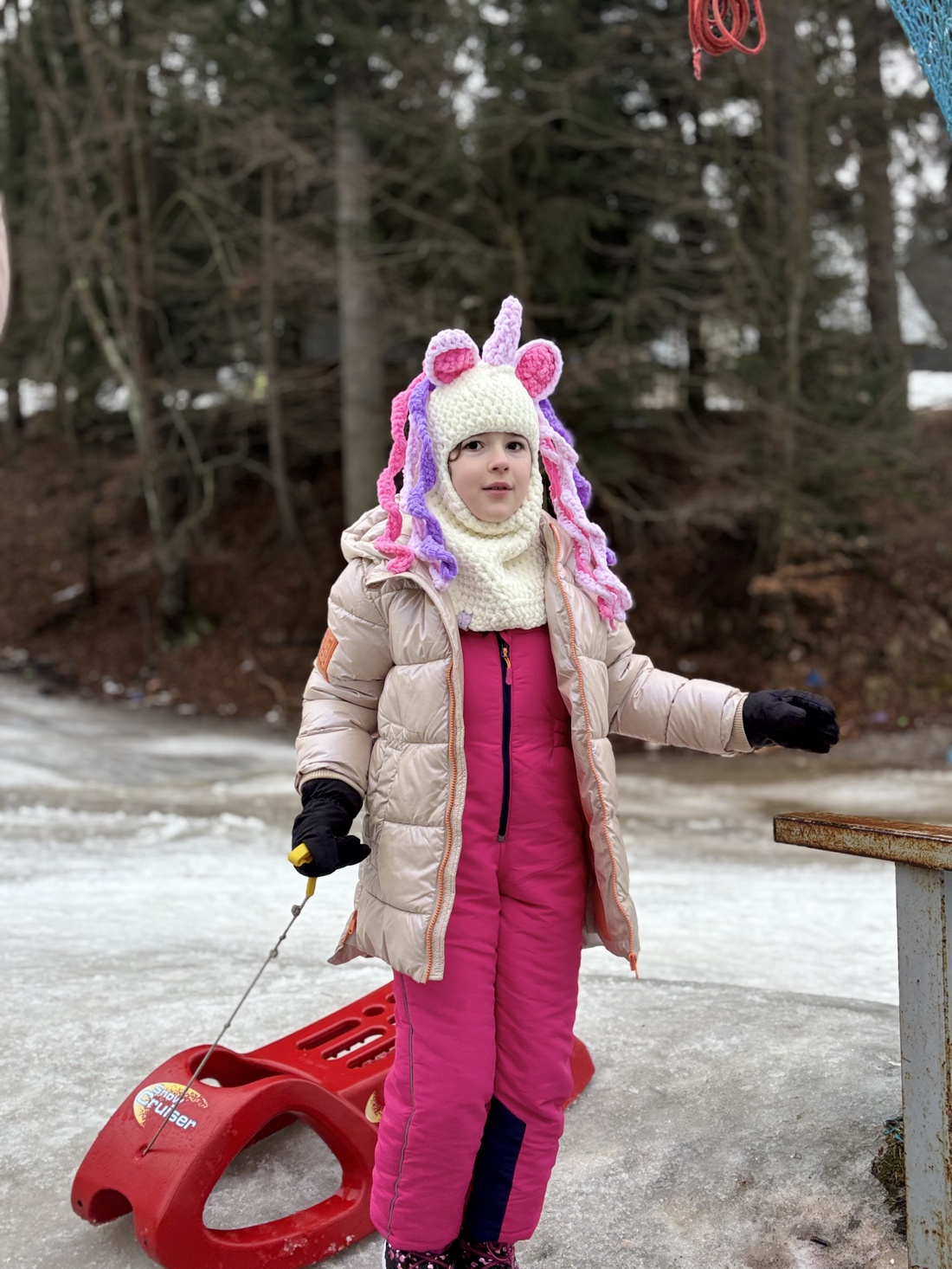 Cagulă �Unicorn de pluș - 6-10 ani - îmbrăcăminte și modă - eșarfe, pălării, fularuri - căciulă - Artynos.ro