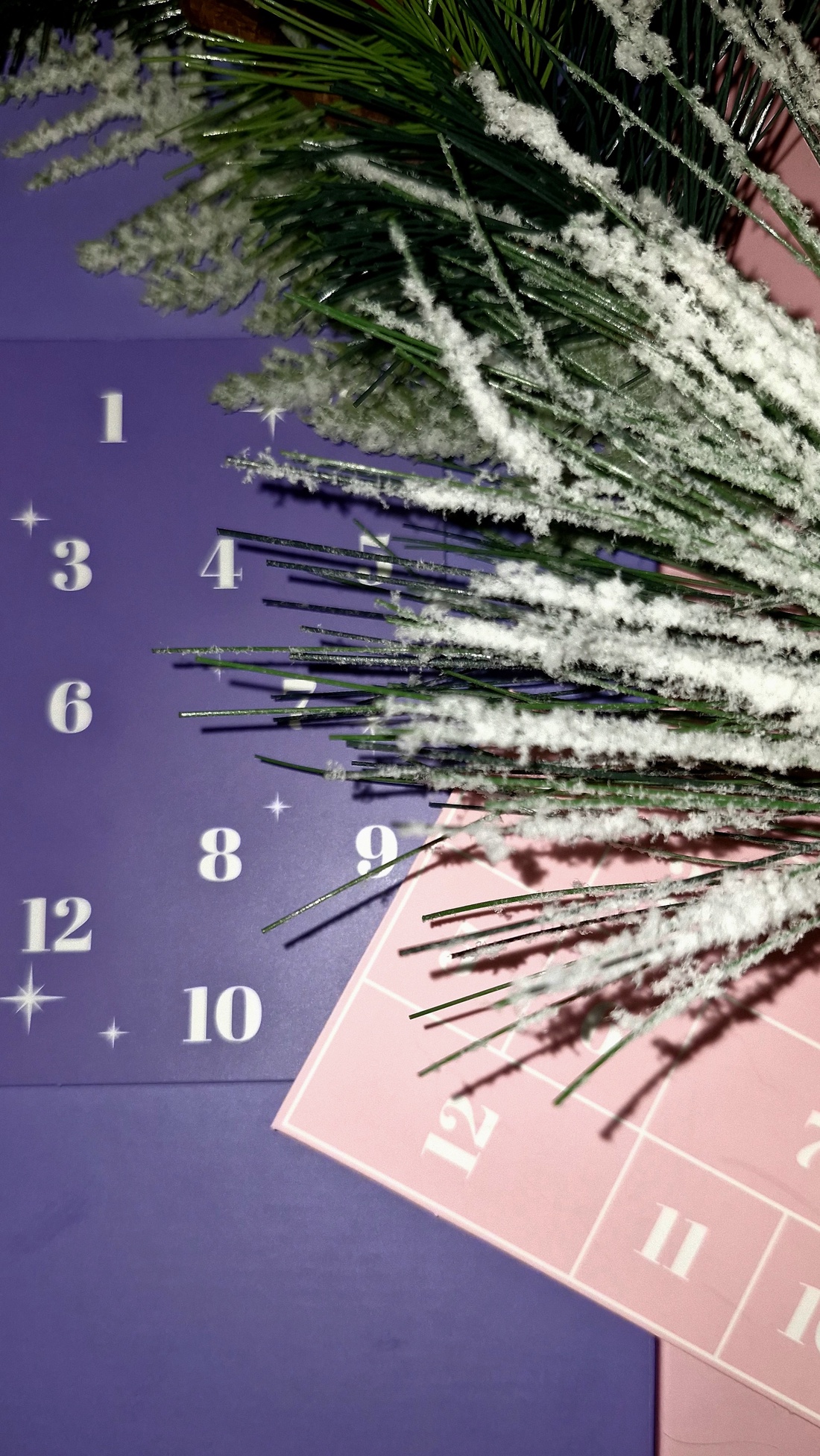 Advent calendar mov cu bijuterii  - crăciun - decorațiuni de advent - calendar de advent - Artynos.ro