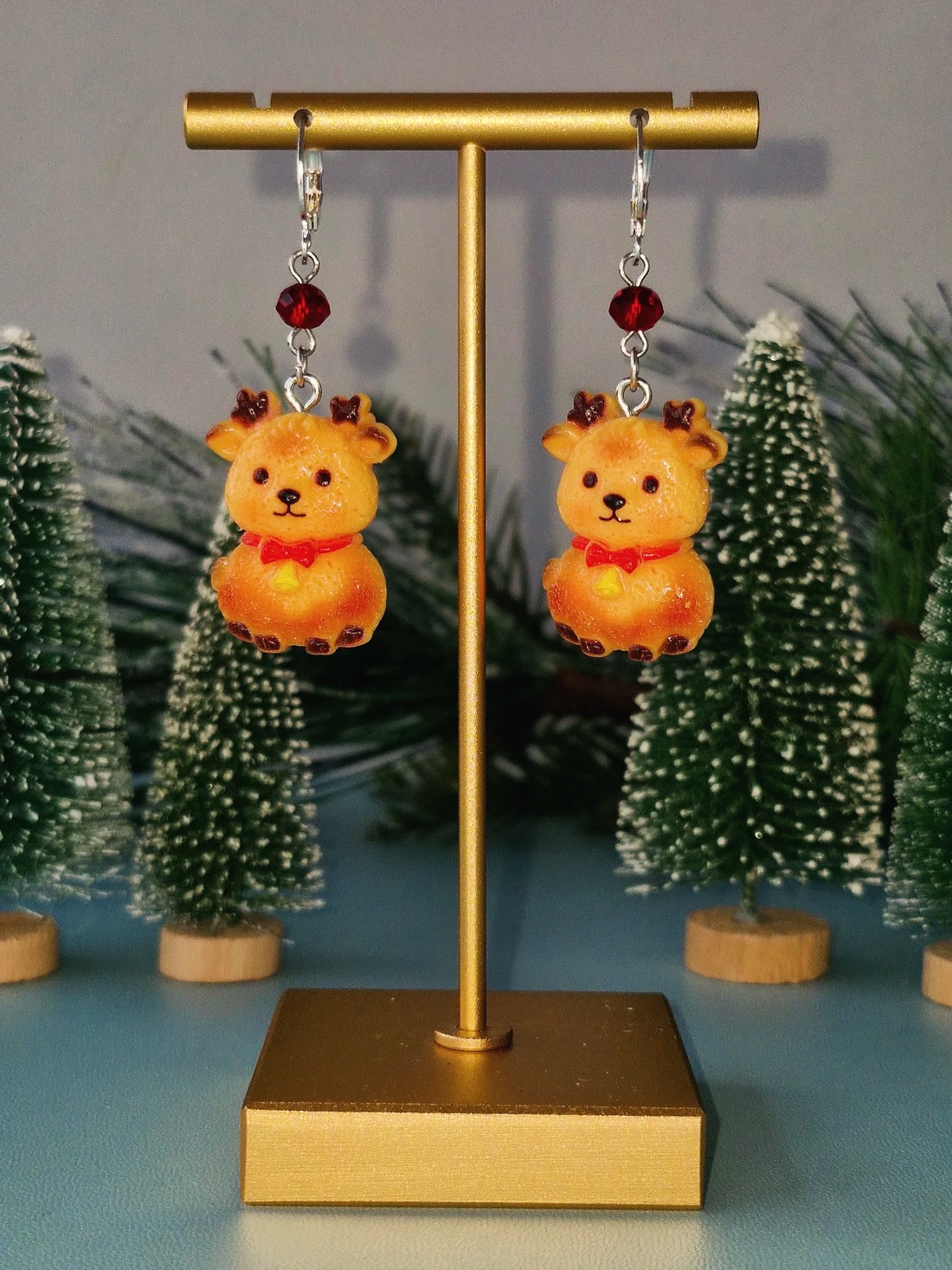 Cercei argint 925 cu reni  - crăciun - cadouri de moș crăciun - cadouri de moș crăciun - Artynos.ro