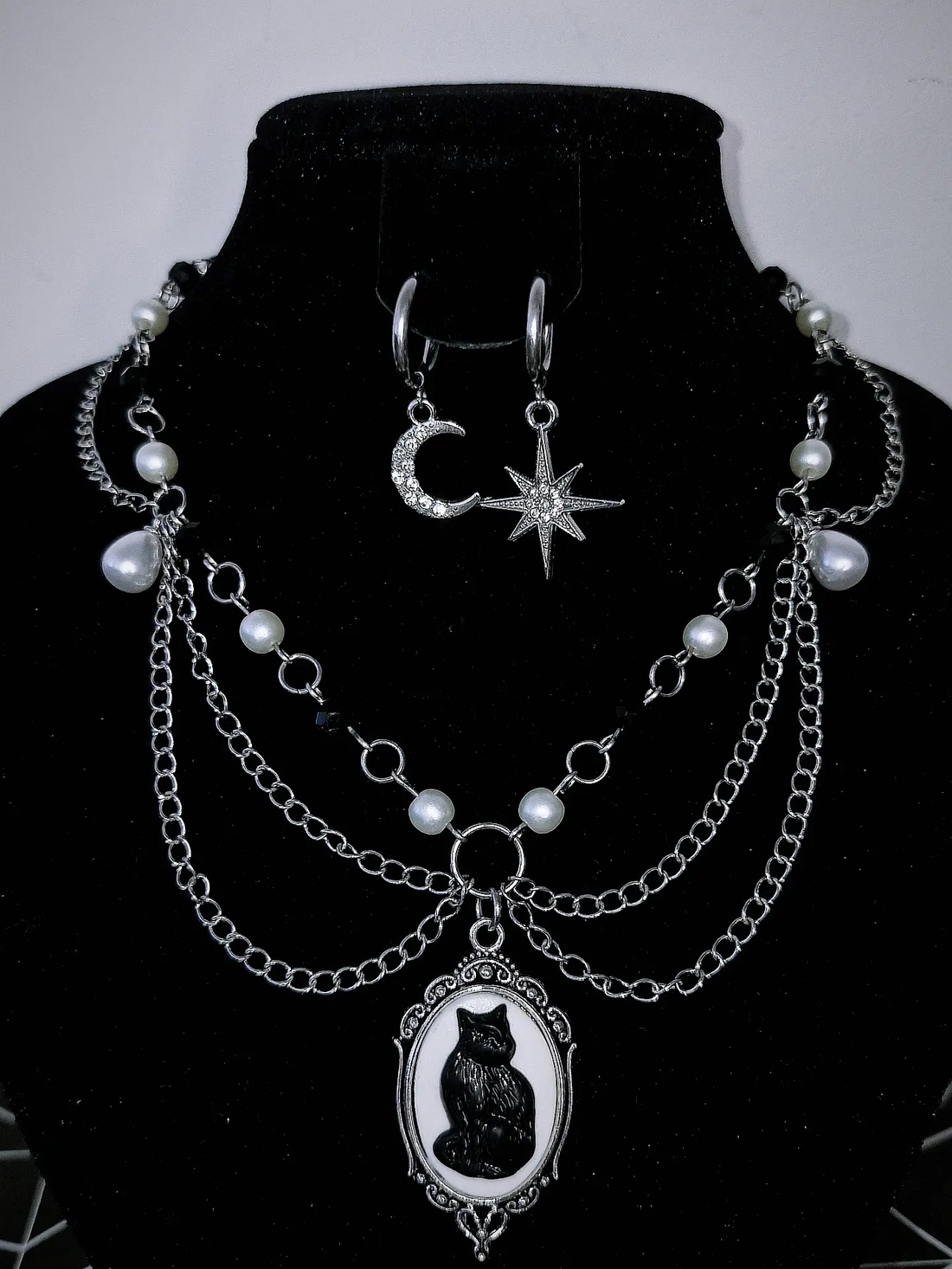 Colier Velvet Darkness � - casă & stil de viață - decorațiuni de casă - halloween - tot ce ai nevoie de o petrecere! - bijuterii de halloween - Artynos.ro