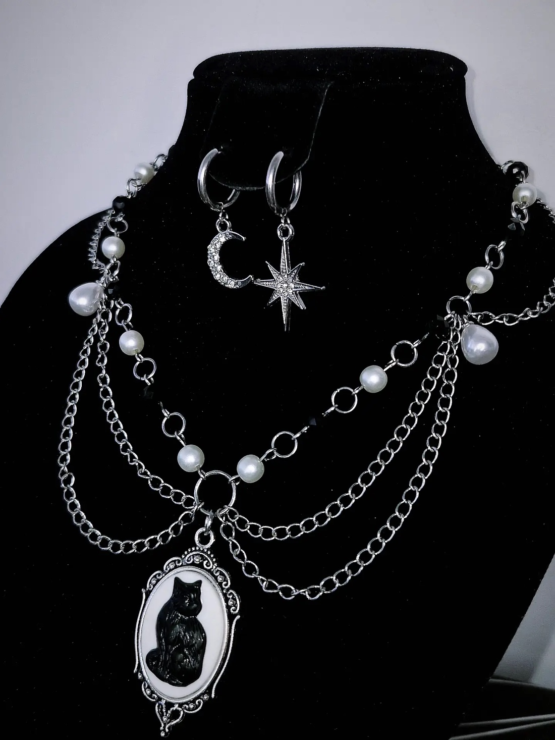 Colier Velvet Darkness � - casă & stil de viață - decorațiuni de casă - halloween - tot ce ai nevoie de o petrecere! - bijuterii de halloween - Artynos.ro