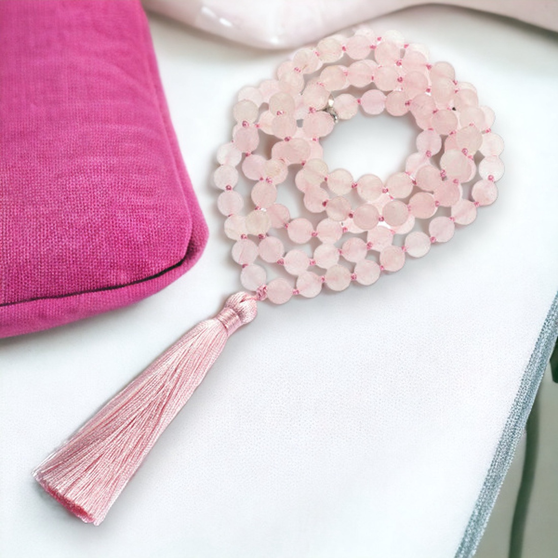 Coliere Mala cu noduri, din pietre semipretioase - casă & stil de viață - decorațiuni de casă - decor spiritual - coliere mala - Artynos.ro