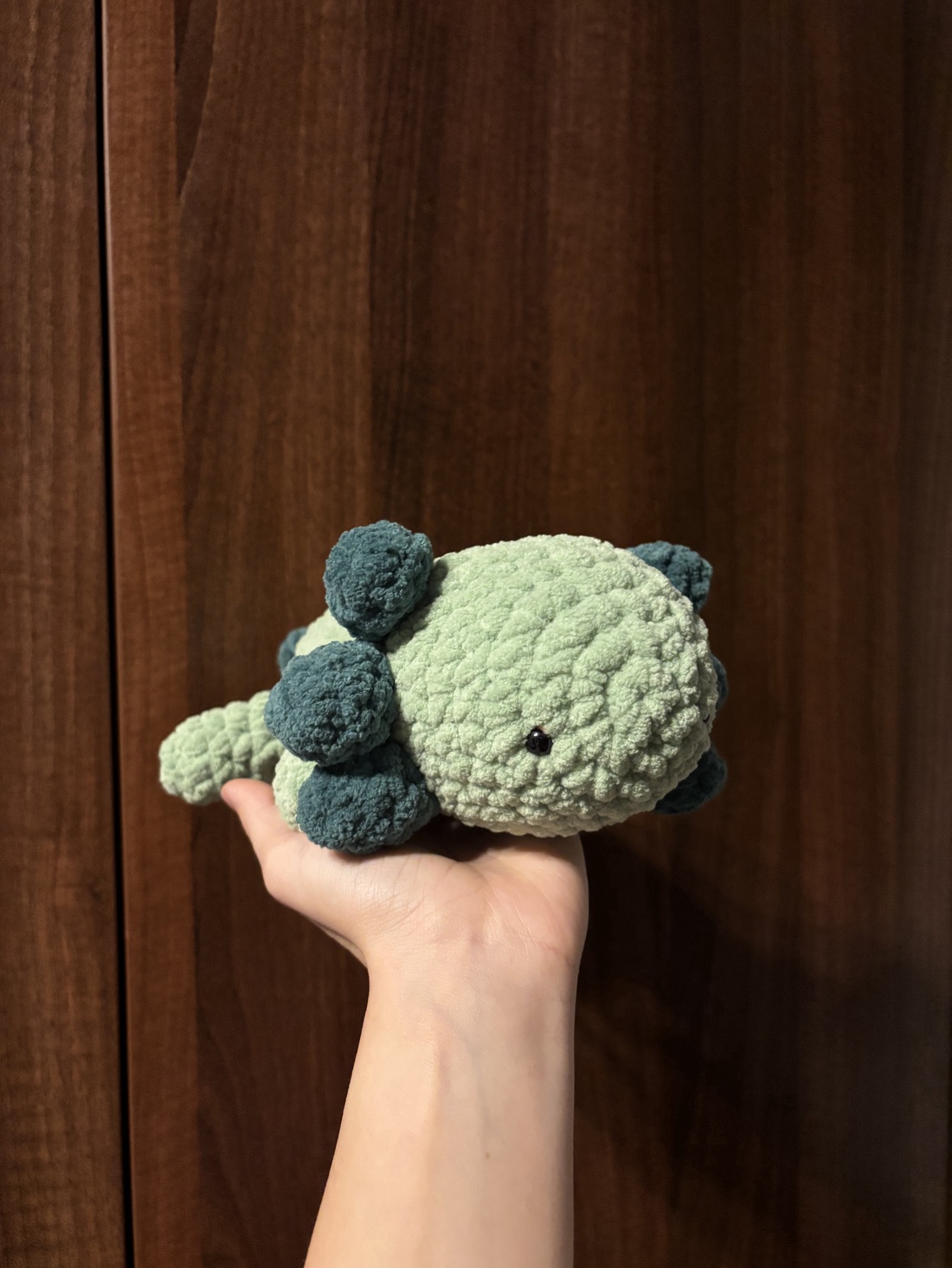 Axolotl croșetat  - jucării și echipamente pentru copii - plușuri - figurine de pluș - Artynos.ro