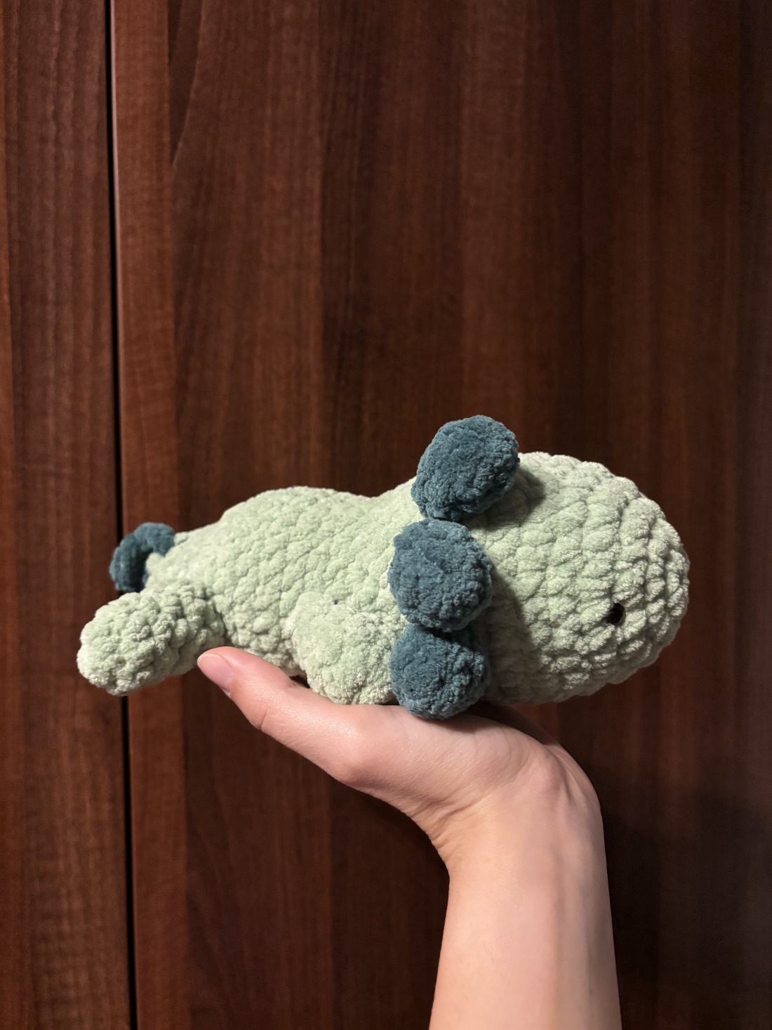 Axolotl croșetat  - jucării și echipamente pentru copii - plușuri - figurine de pluș - Artynos.ro