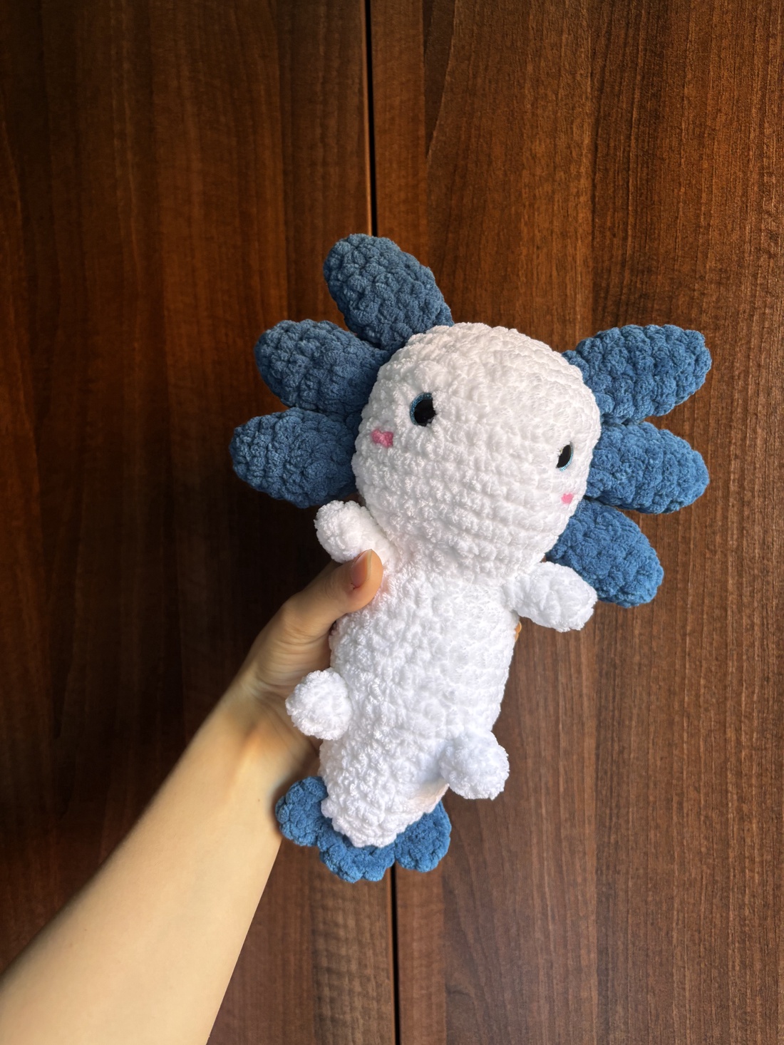 Axolotl crosetat - jucării și echipamente pentru copii - plușuri - figurine de pluș - Artynos.ro