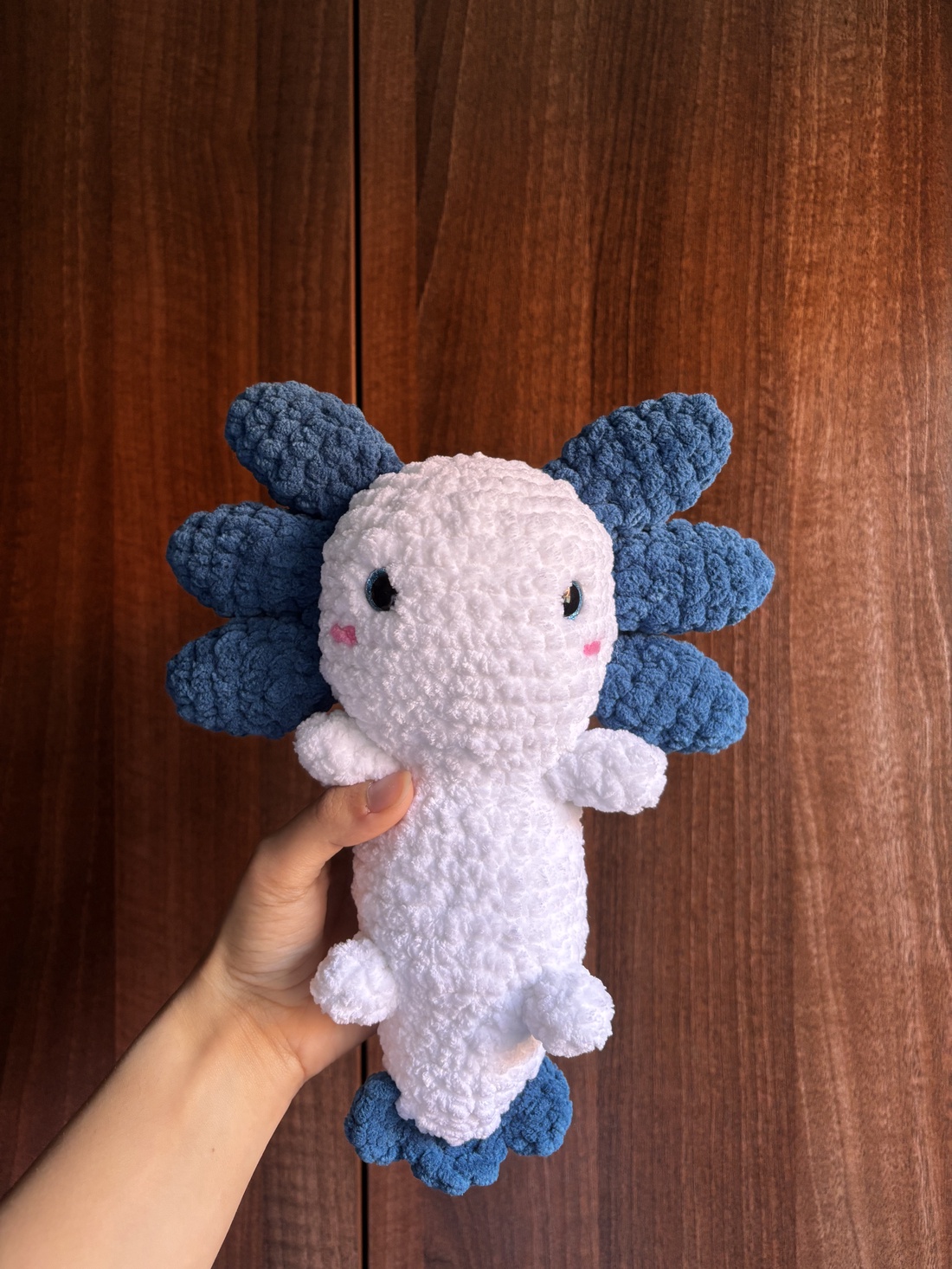 Axolotl crosetat - jucării și echipamente pentru copii - plușuri - figurine de pluș - Artynos.ro