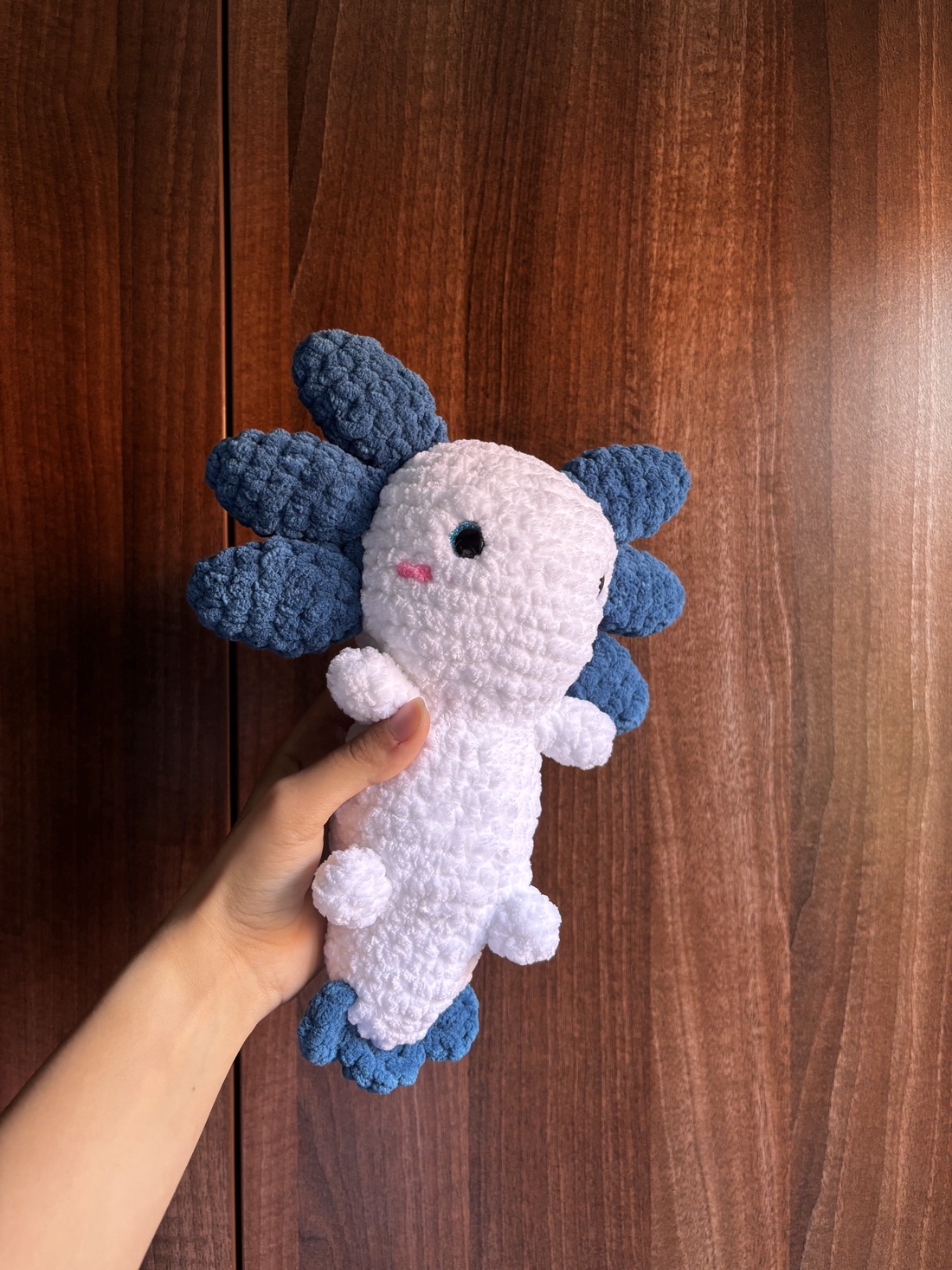 Axolotl crosetat - jucării și echipamente pentru copii - plușuri - figurine de pluș - Artynos.ro