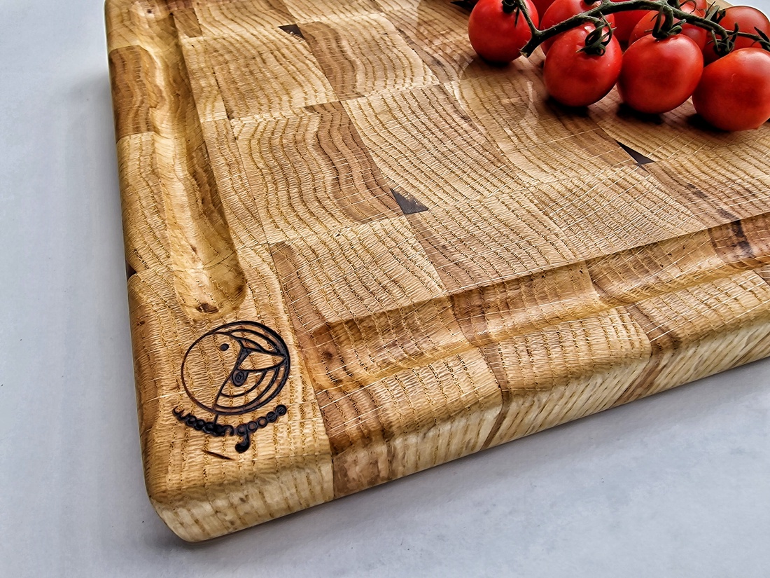 Tocator endgrain din stejar - casă & stil de viață - echipamente de bucătărie - accesorii de gătit - tocătoare - Artynos.ro