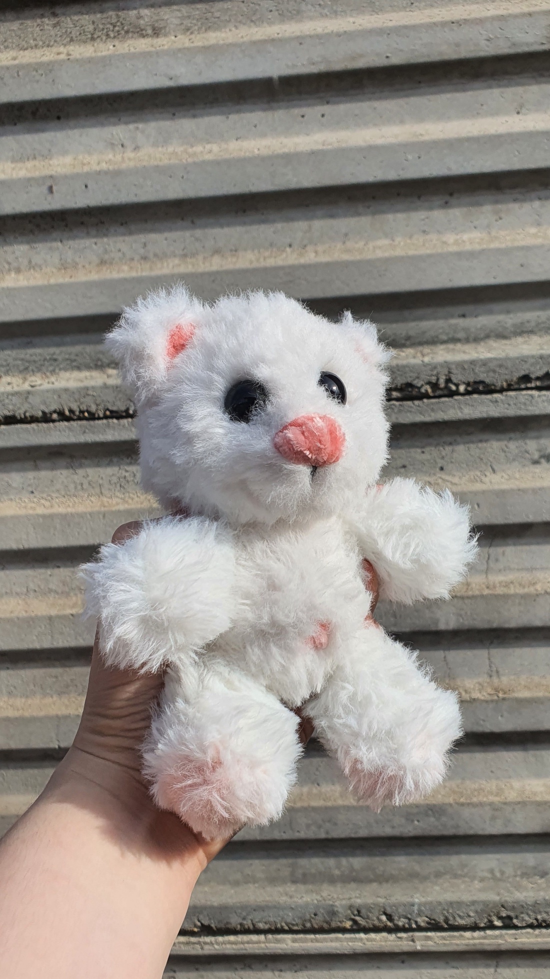 Ursuleț Polar Croșetat  - jucării și echipamente pentru copii - plușuri - ursuleț de pluș - Artynos.ro