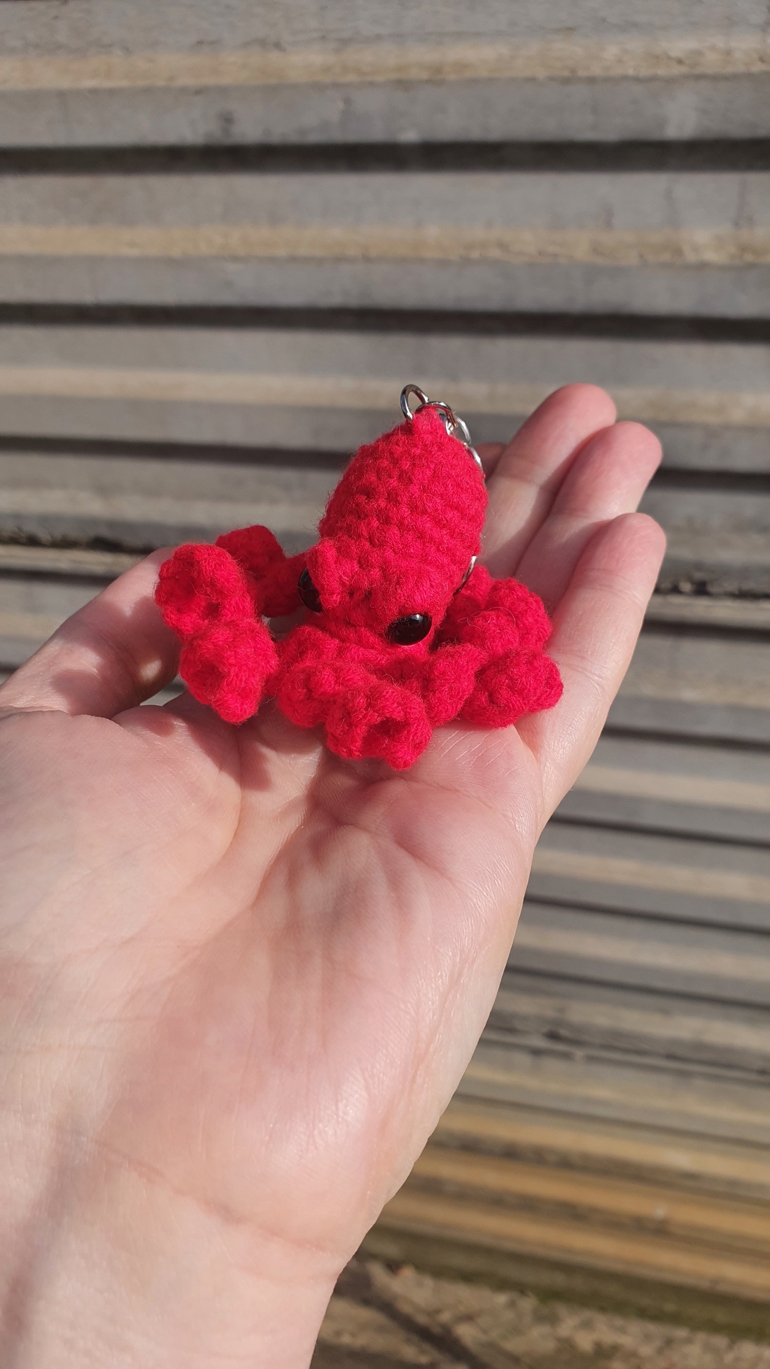 Caracatita Breloc Crosetat  - genți și portofele - accesorii genți - breloc - Artynos.ro