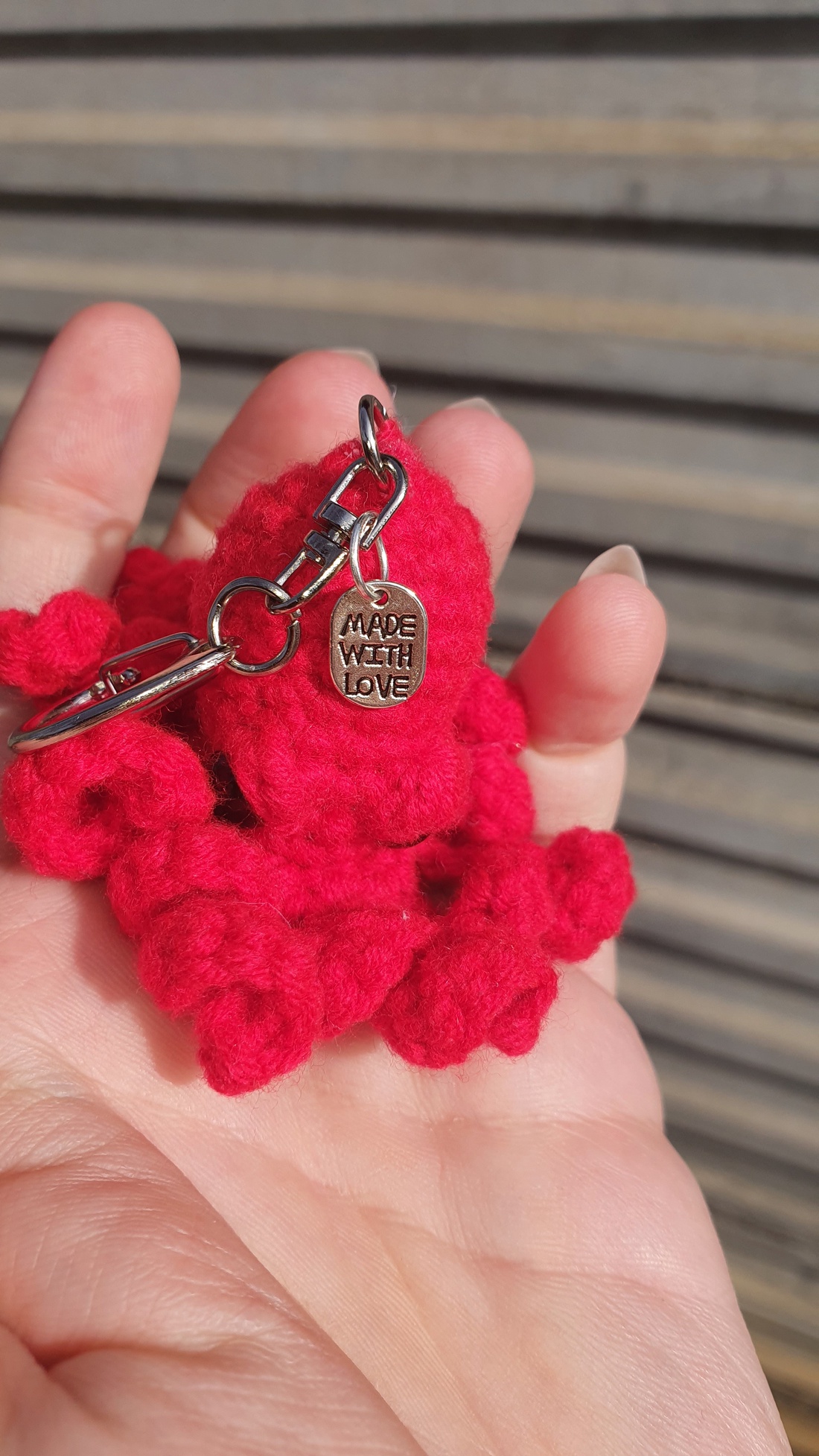 Caracatita Breloc Crosetat  - genți și portofele - accesorii genți - breloc - Artynos.ro