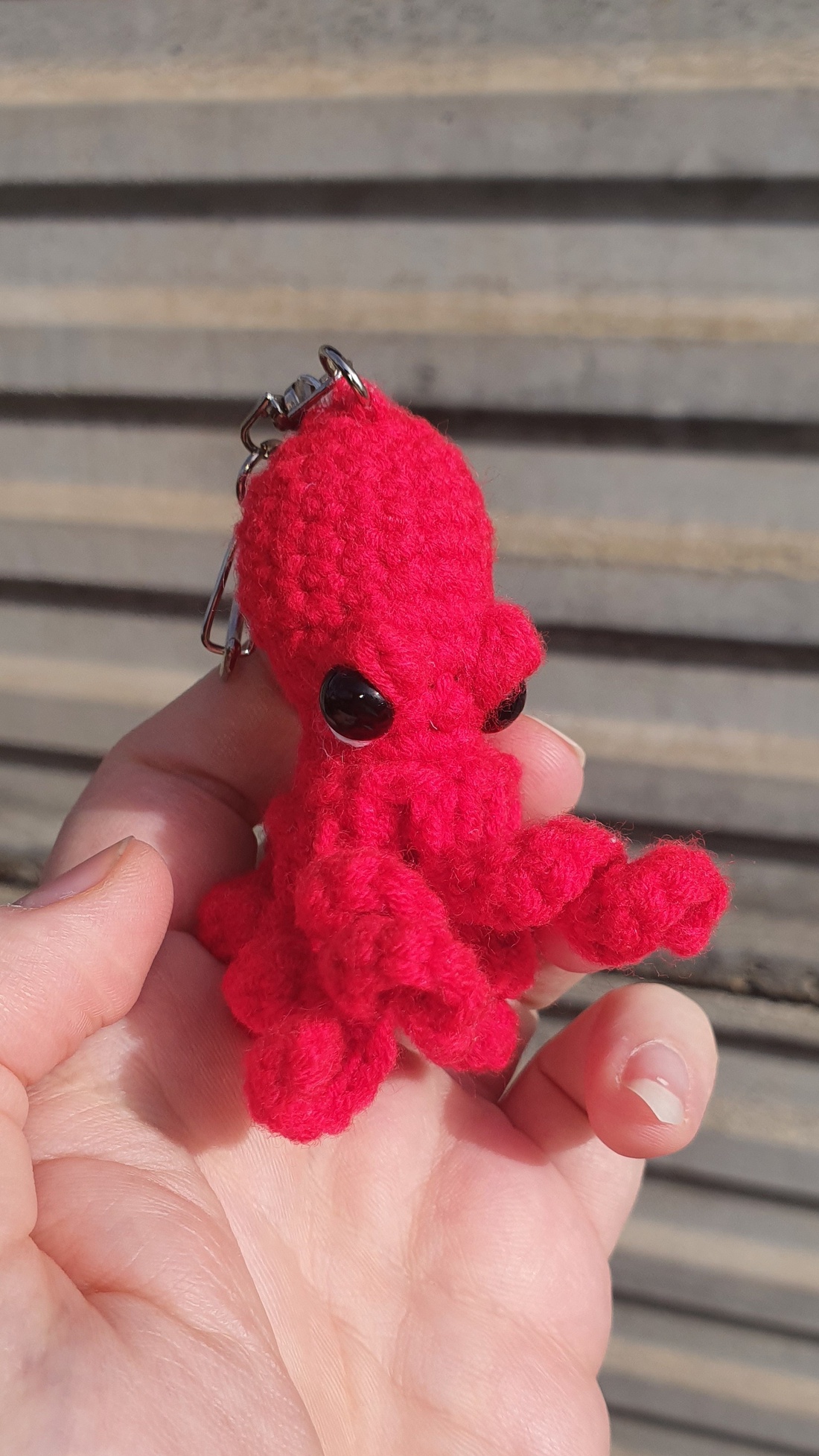 Caracatita Breloc Crosetat  - genți și portofele - accesorii genți - breloc - Artynos.ro