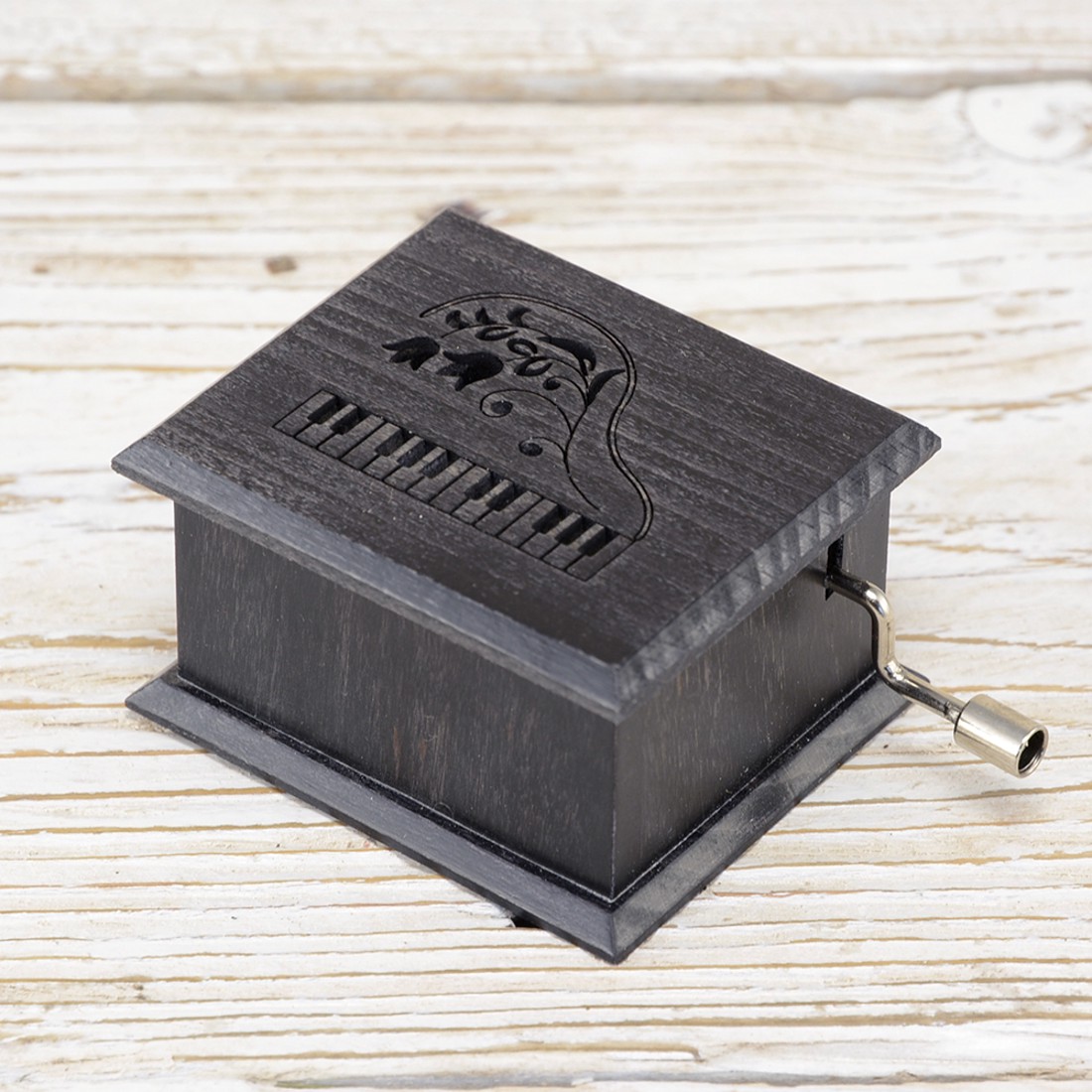 Liszt Ferenc Rapsodia maghiară cutie muzicală pian negru - casă & stil de viață - accesorii pentru decorat casa - decorațiuni de masă și decorațiuni pentru rafturi  - cutii muzicale - Artynos.ro
