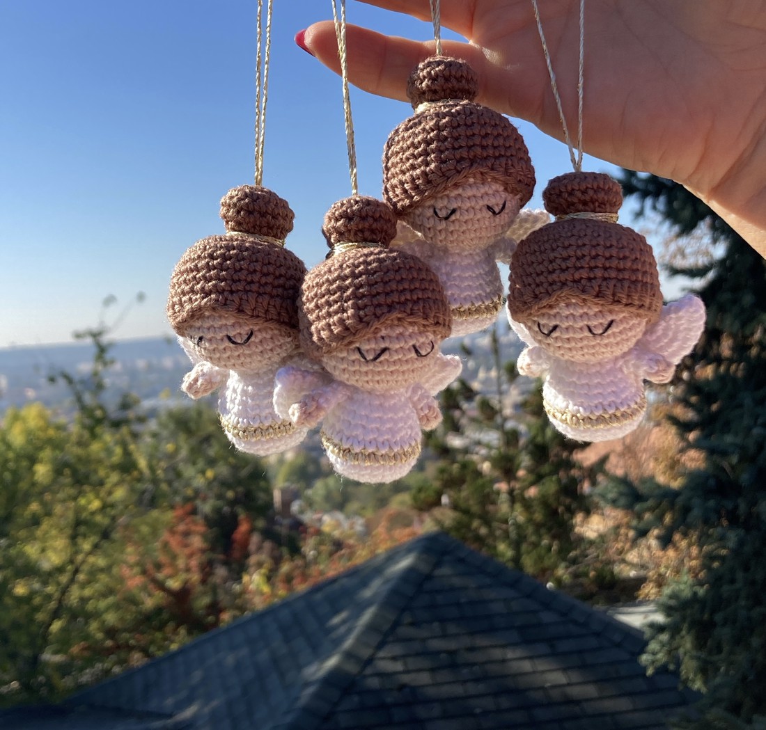 Ornament înger croșetat - - Artynos.ro Ornament înger croșetat - - Artynos.ro