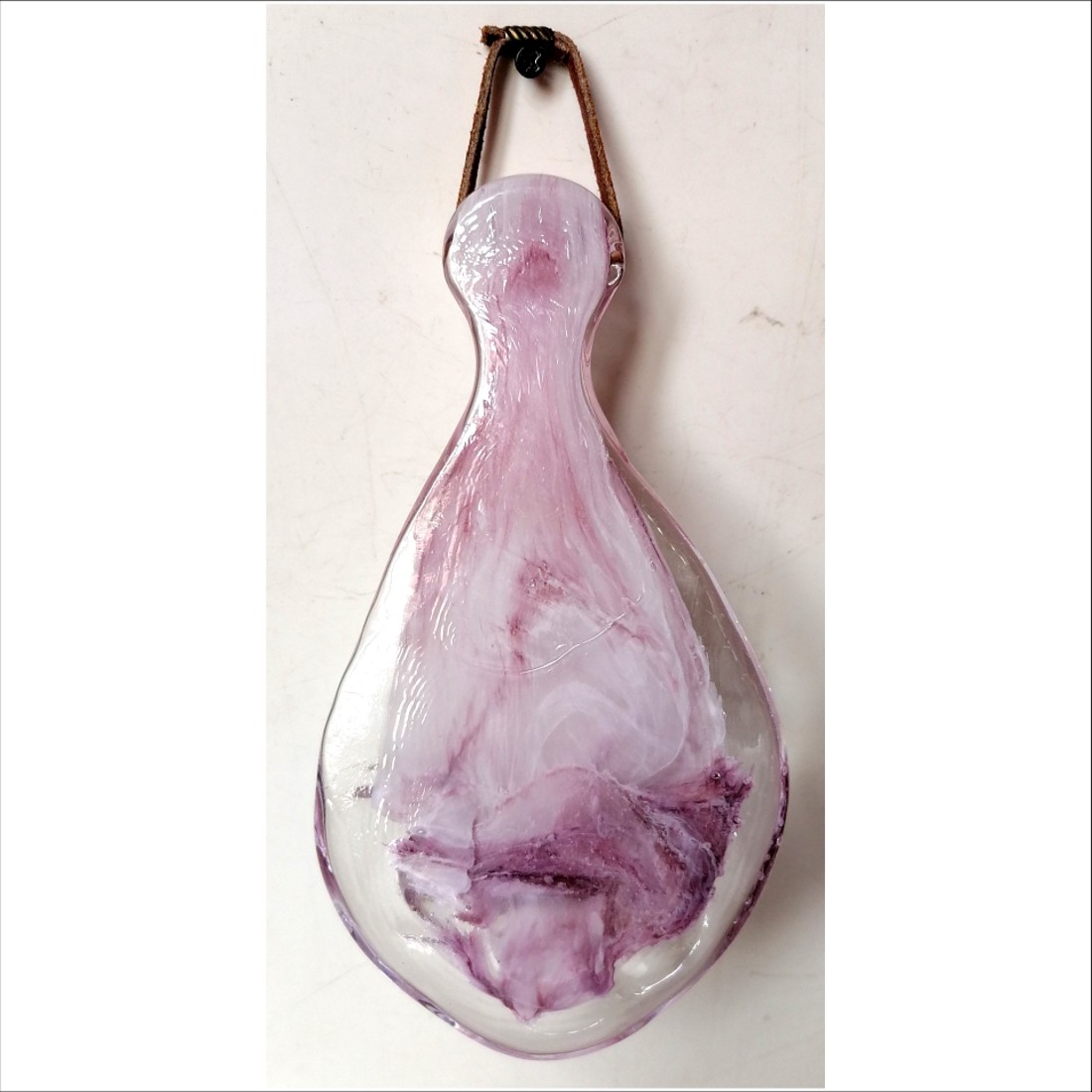 Fontă pentru apă sfințită din sticlă cu plumb Kaspar vintage - casă & stil de viață - accesorii religioase - cruce - Artynos.ro