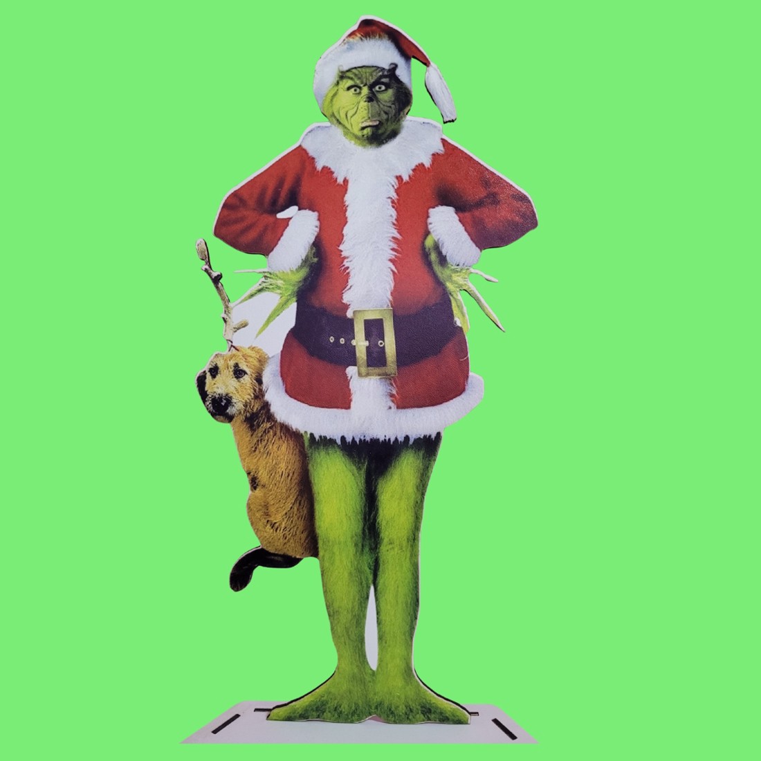 Grinch 40 cm decor în picioare - crăciun - decorațiuni de crăciun de casă - spiriduși de crăciun - Artynos.ro