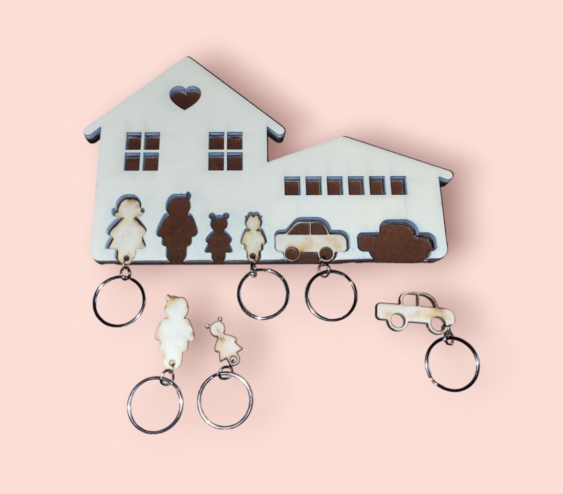 Breloc de perete - casă & stil de viață - accesorii pentru decorat casa - decorațiuni de pereți, decorațiuni suspendate - suport pentru chei - Artynos.ro