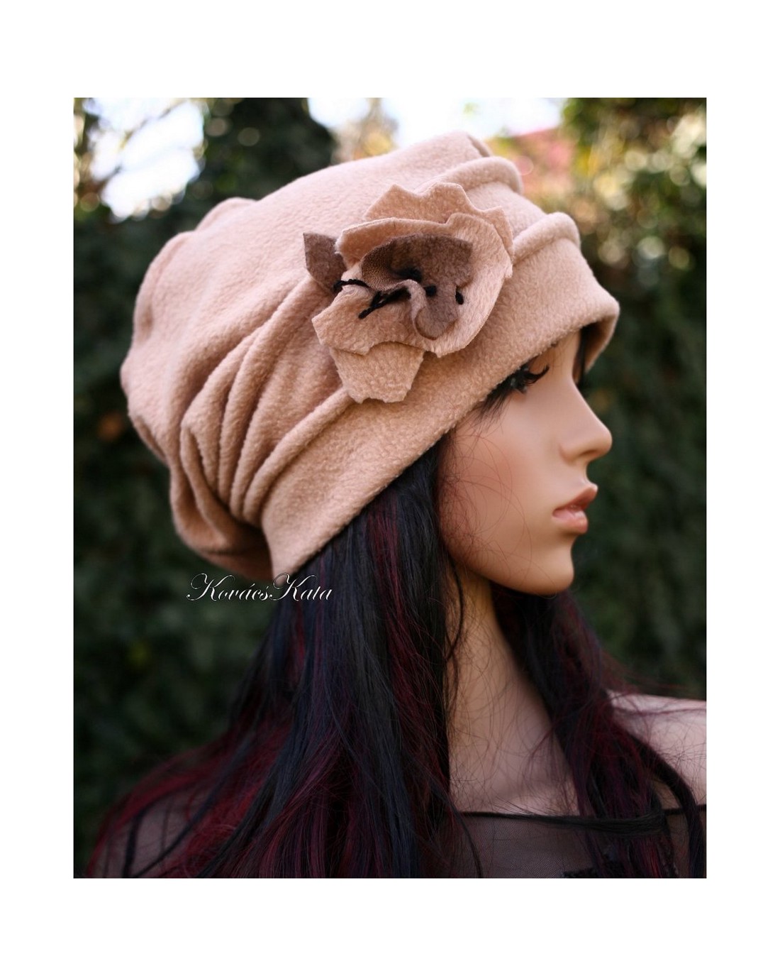 BIJOU - polar design barett sapka / bezs - îmbrăcăminte și modă - eșarfe, pălării, fularuri - căciulă - Artynos.ro