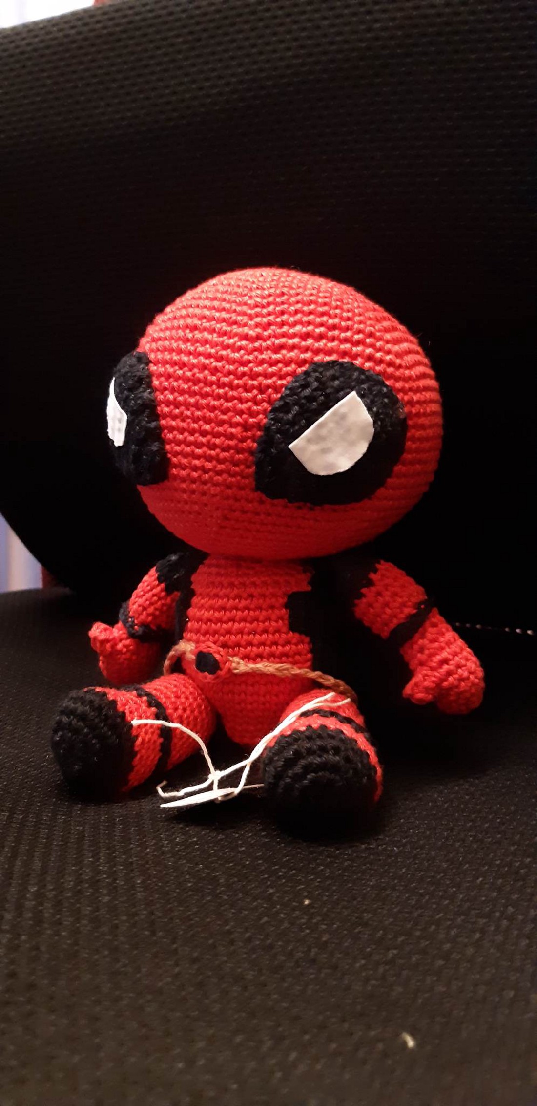 Supererou, Dead-pool amigurumi -  - Artynos.ro
