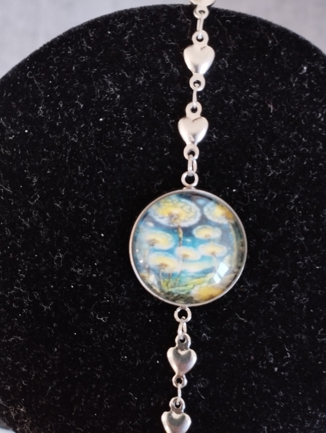 Lentile de sticlă inspirate de Van Gogh, brățară medicală din oțel - - Artynos.ro Lentile de sticlă inspirate de Van Gogh, brățară medicală din oțel - - Artynos.ro