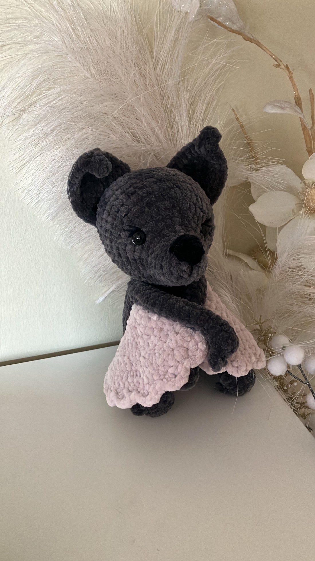 Chenille amigurumi liliac - - Artynos.ro Chenille amigurumi liliac - - Artynos.ro