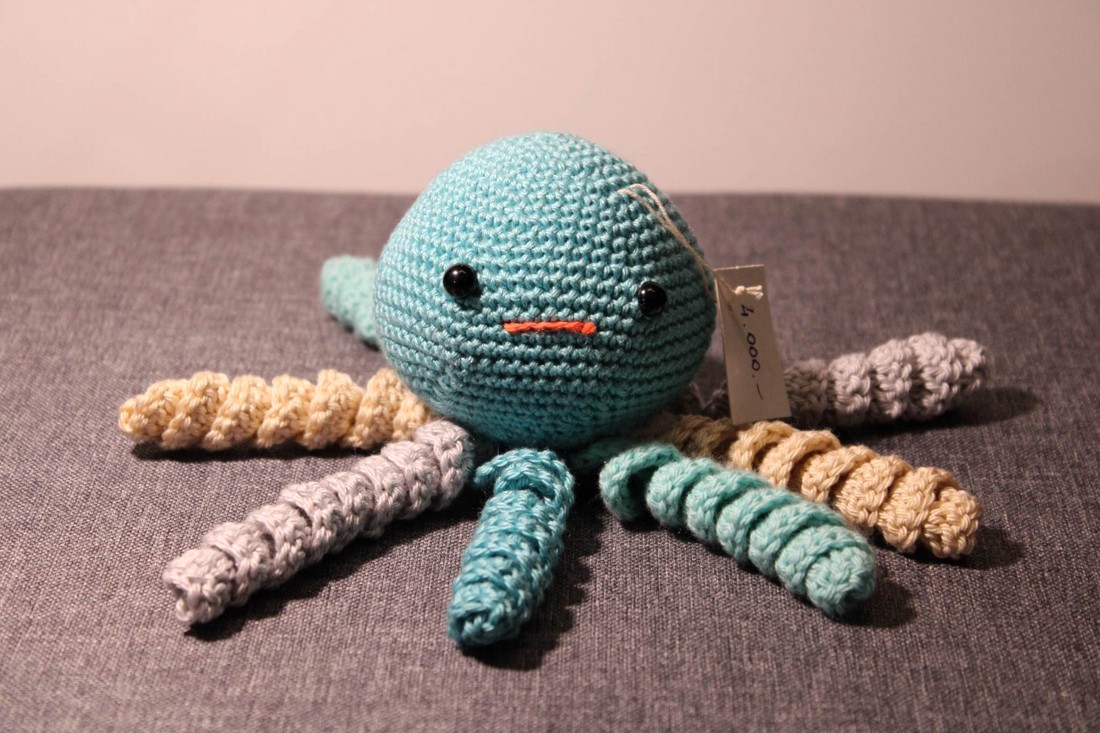 Octopus amigurumi figura verde - - Artynos.ro Octopus amigurumi figura verde - - Artynos.ro