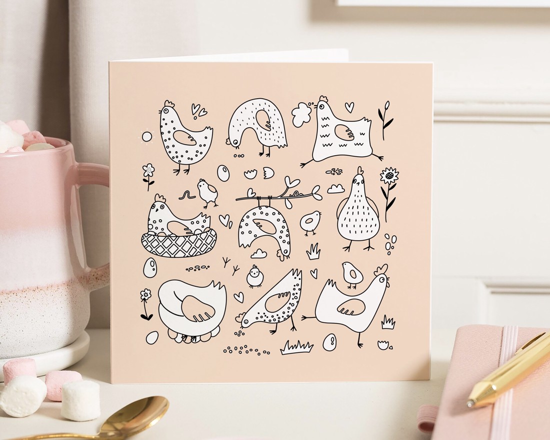 Paște carte poștală, pui cu cocoș carte de felicitare, companion cadou amuzant - - Artynos.ro Paște carte poștală, pui cu cocoș carte de felicitare, companion cadou amuzant - - Artynos.ro