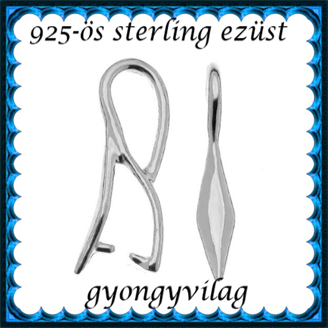 Accesorii pentru bijuterii din argint 925: suport pentru pandantiv, închidere pentru pandantiv EMK 78 - - Artynos.ro Accesorii pentru bijuterii din argint 925: suport pentru pandantiv, închidere pentru pandantiv EMK 78 - - Artynos.ro