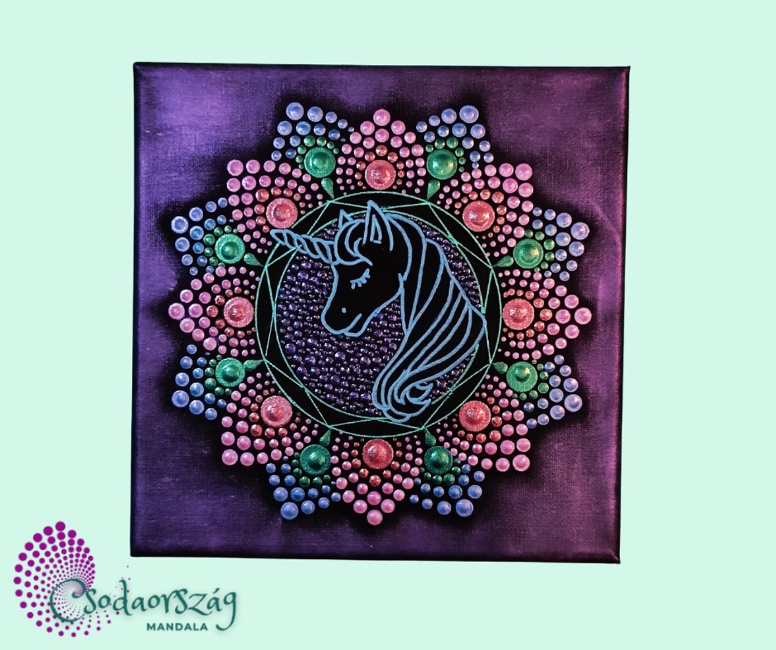 Micul unicorn mandala punctată - - Artynos.ro Micul unicorn mandala punctată - - Artynos.ro