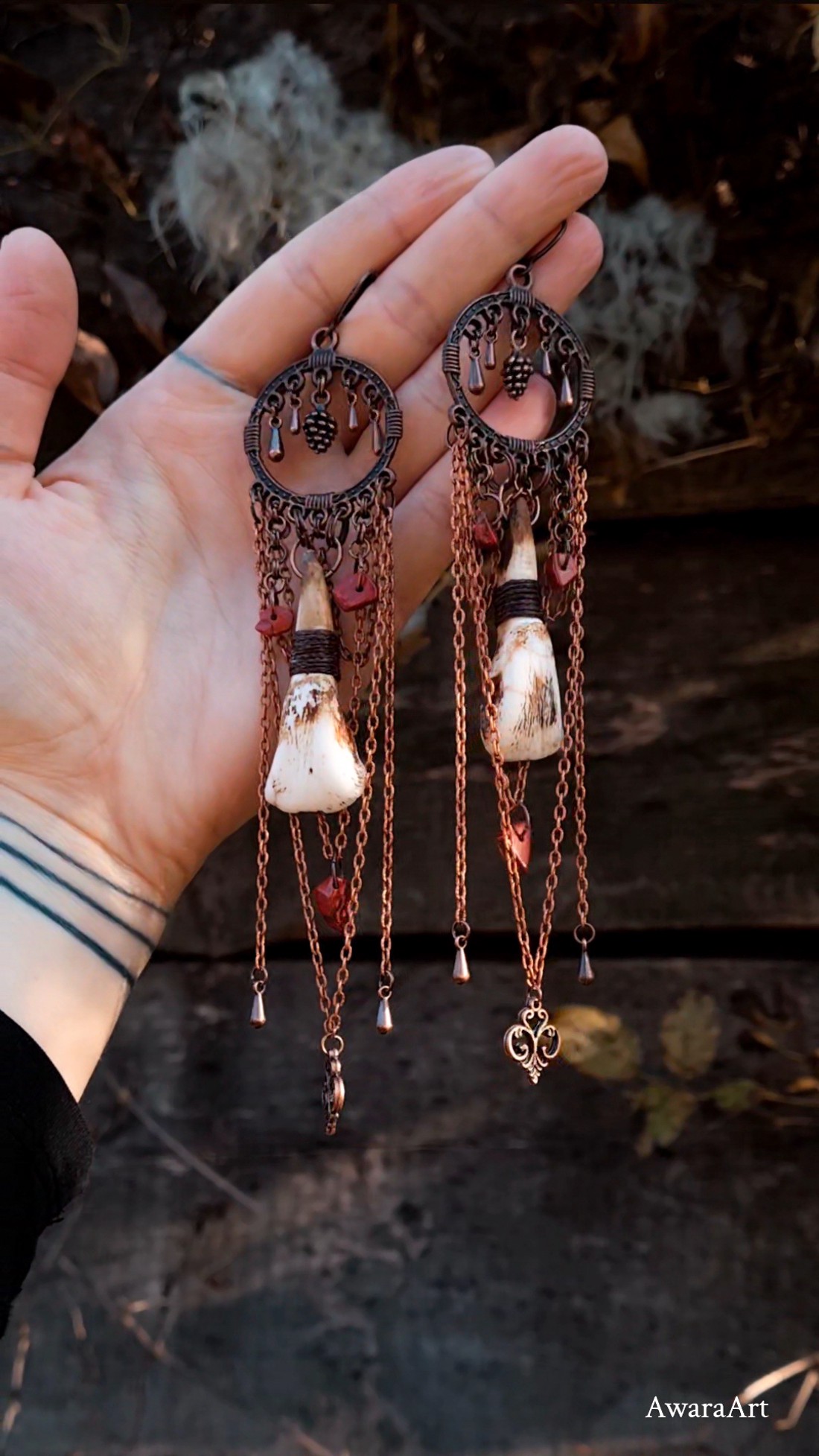 Cercei talisman Wandering -  - Artynos.ro