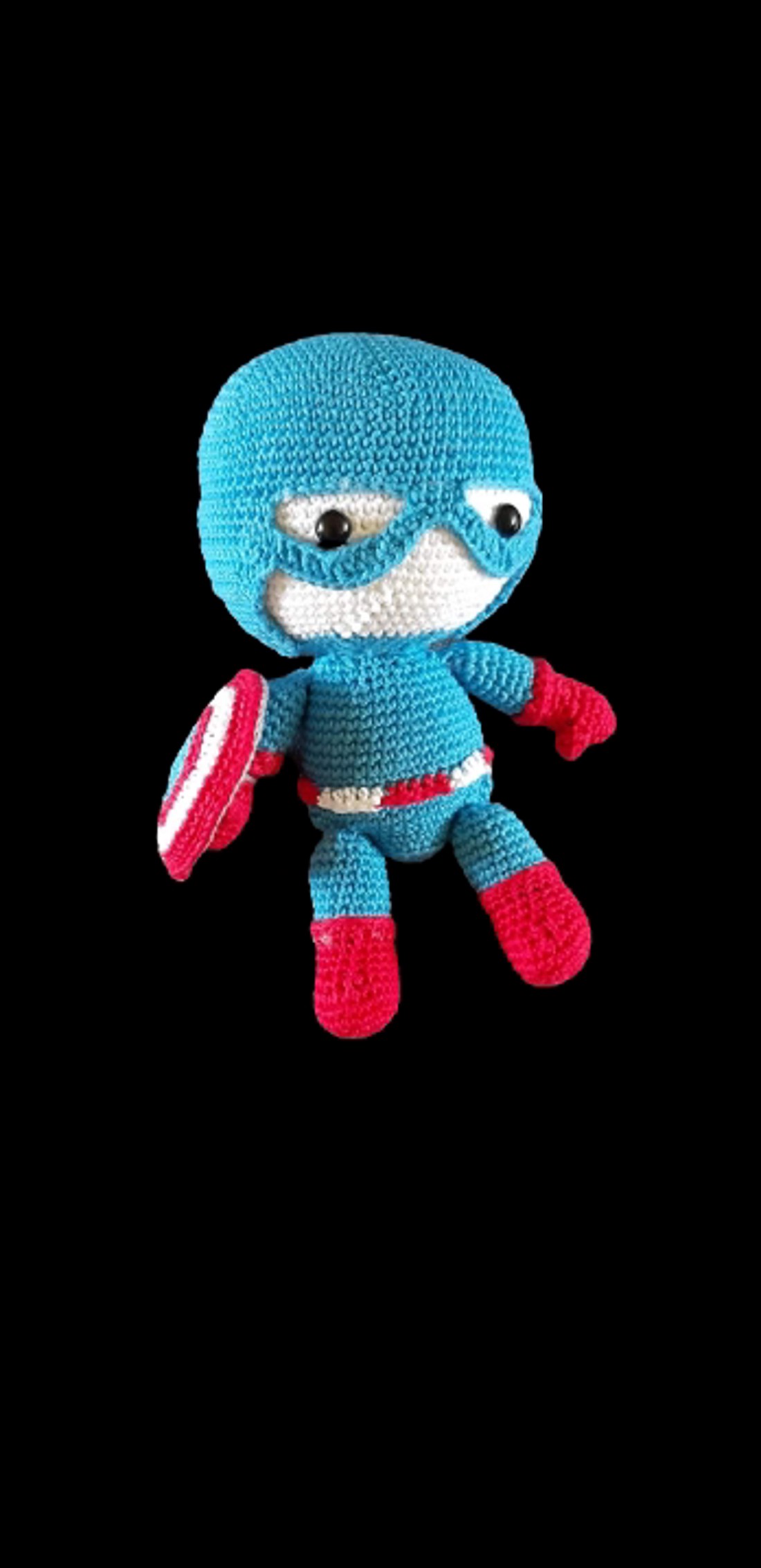 Captain America supererou croșetat figura amigurumi - - Artynos.ro Captain America supererou croșetat figura amigurumi - - Artynos.ro