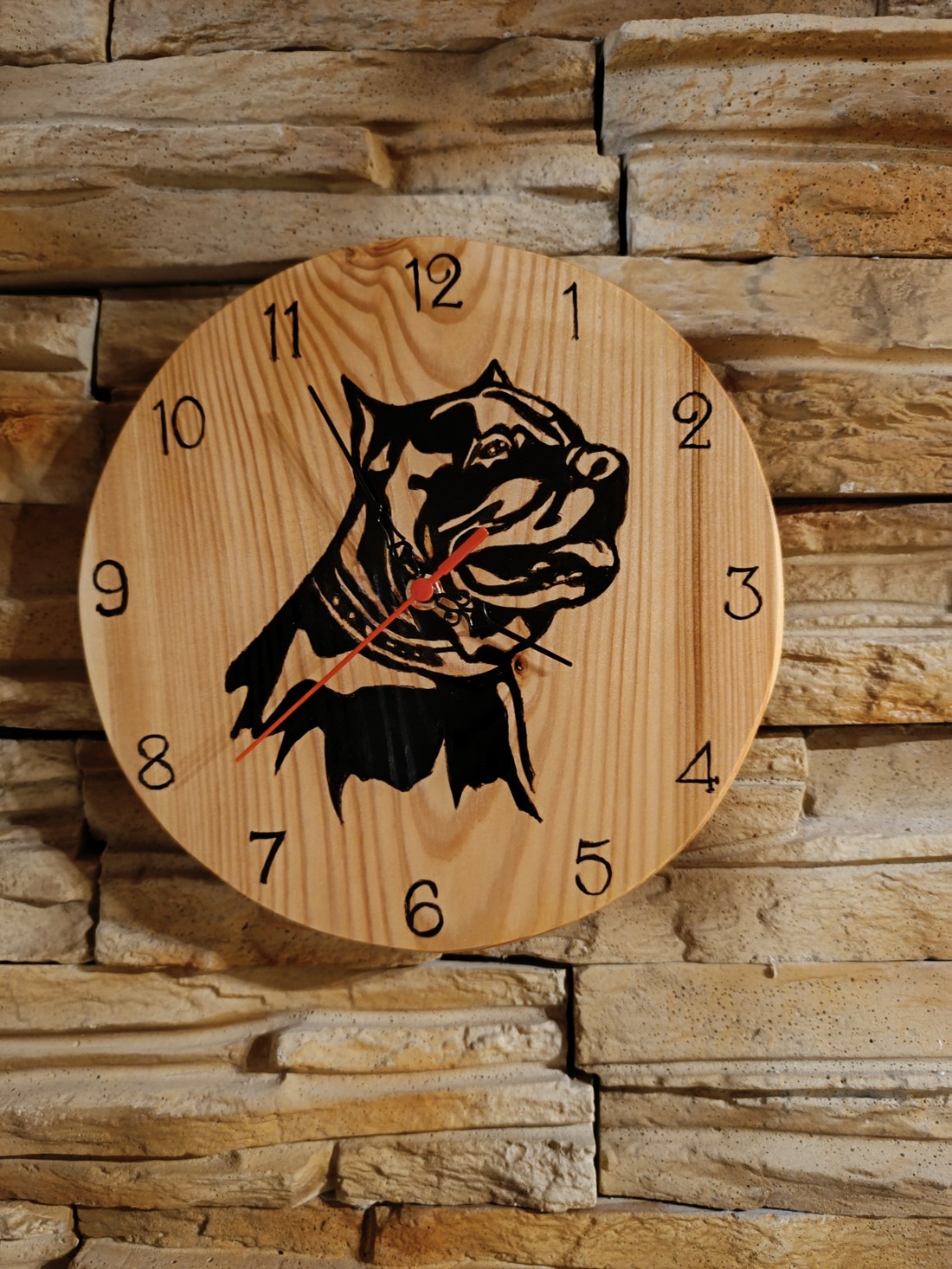 Craft ceas de perete decorat cu siluetă câine - - Artynos.ro Craft ceas de perete decorat cu siluetă câine - - Artynos.ro