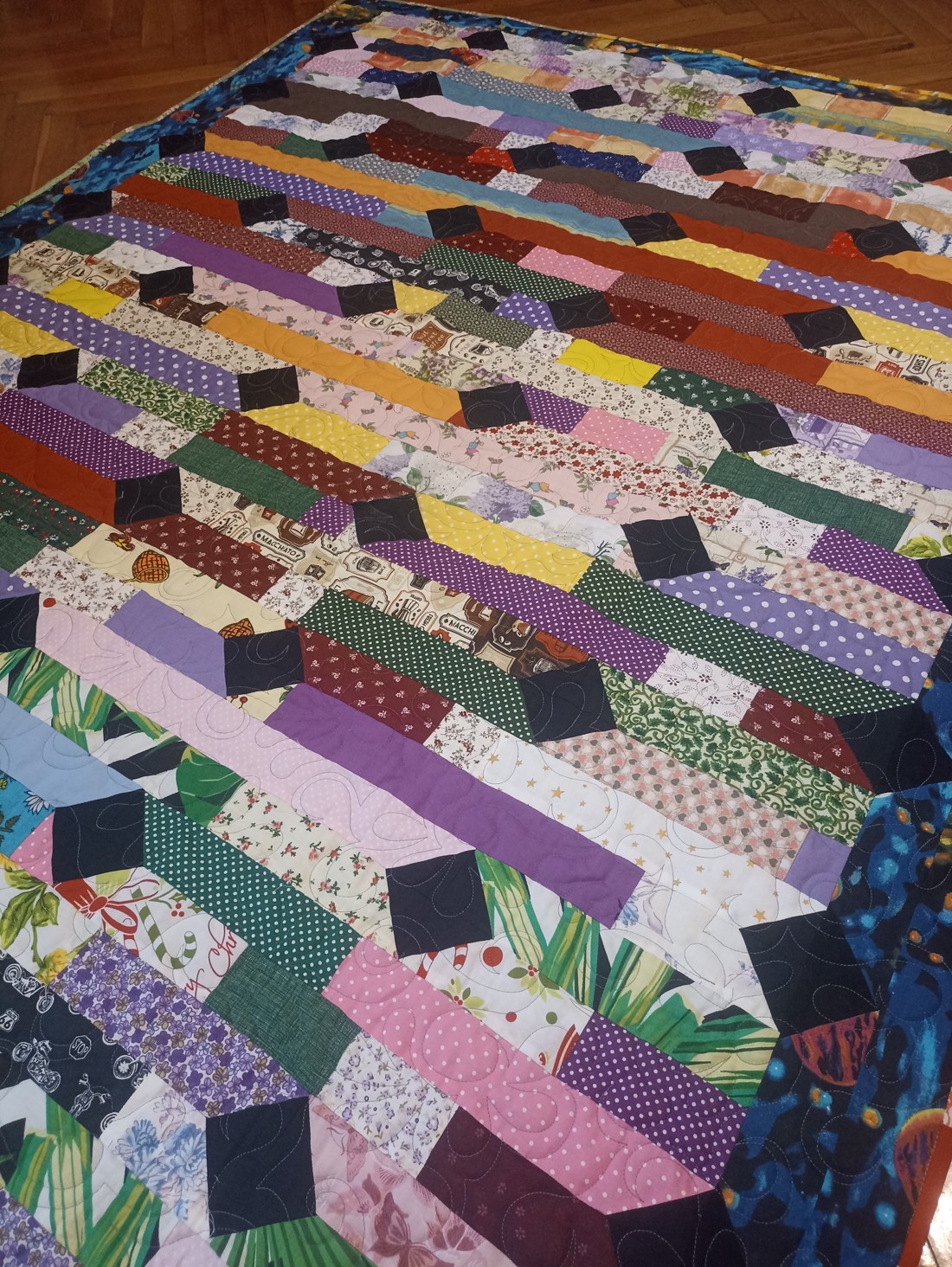 Zero deșeuri patchwork takaró -  - Artynos.ro