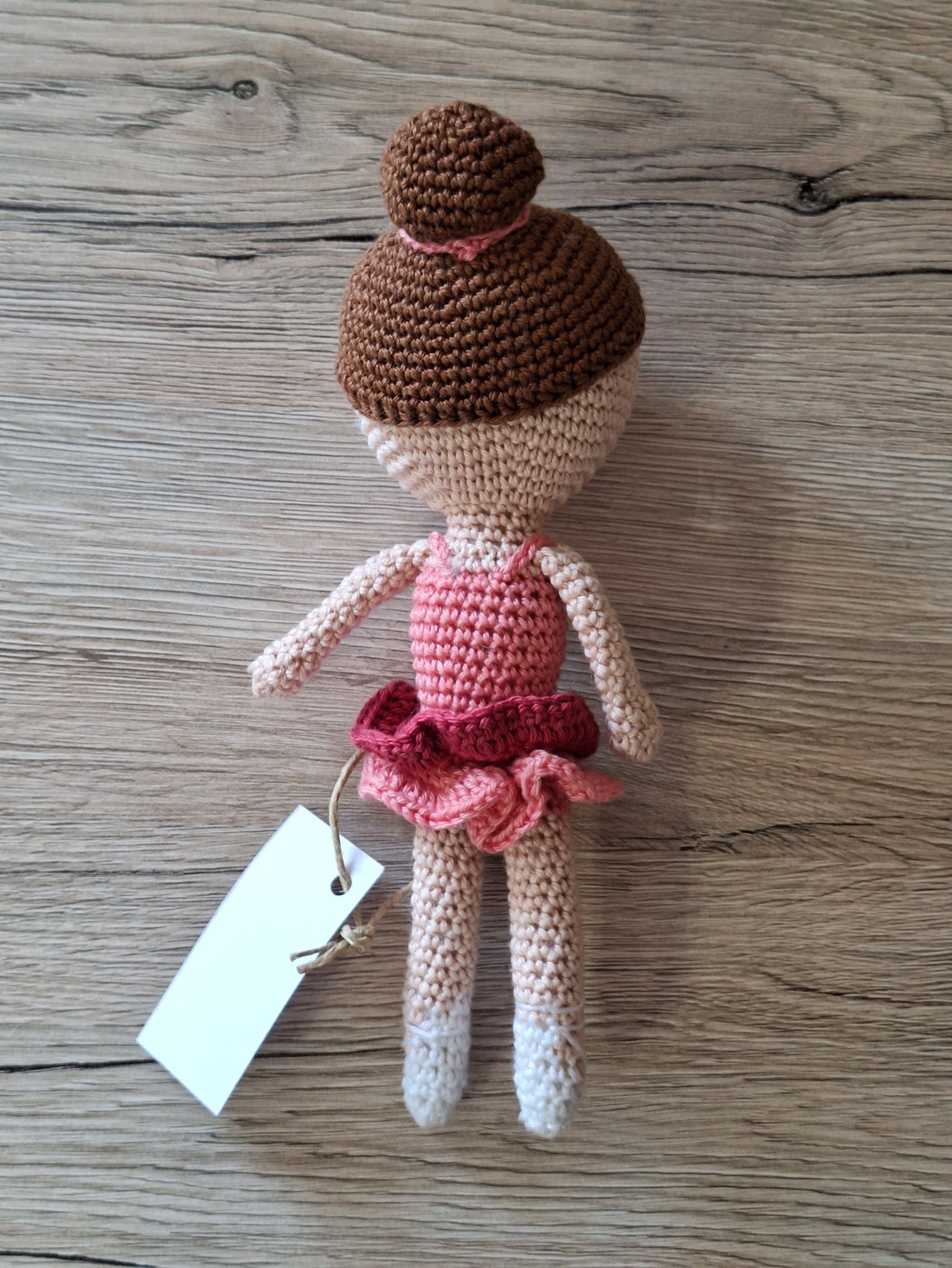 Laura, balerină amigurumi - jucării și echipamente pentru copii - plușuri - păpușă croșetată, păpușă de pluș - Artynos.ro