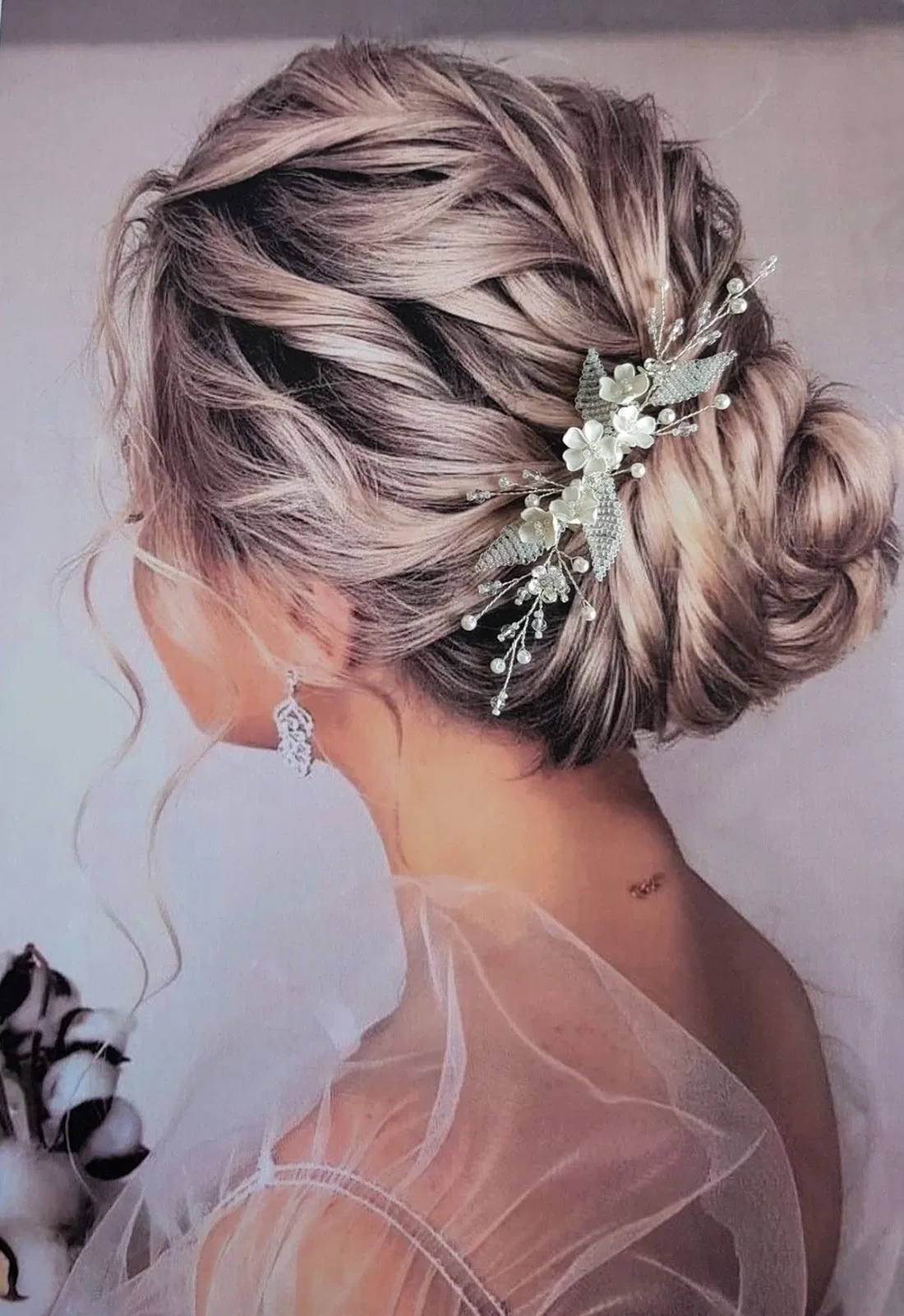 Pieptan mireasa floral - accesorii nuntă - ornamente de păr de nuntă - accesorii păr nuntă - Artynos.ro Pieptan mireasa floral - accesorii nuntă - ornamente de păr de nuntă - accesorii păr nuntă - Artynos.ro