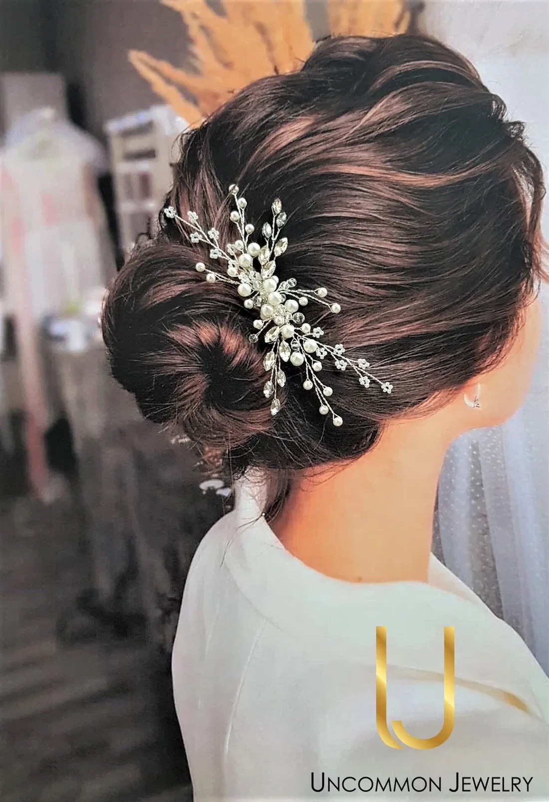 Pieptan mireasa - accesorii nuntă - ornamente de păr de nuntă - accesorii păr nuntă - Artynos.ro Pieptan mireasa - accesorii nuntă - ornamente de păr de nuntă - accesorii păr nuntă - Artynos.ro