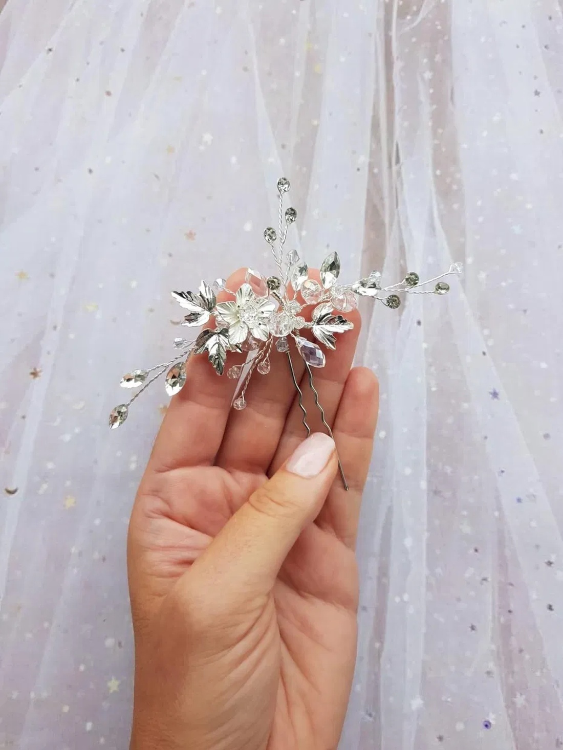 DARLA - Pin pentru coc - accesorii nuntă - ornamente de păr de nuntă - accesorii păr nuntă - Artynos.ro DARLA - Pin pentru coc - accesorii nuntă - ornamente de păr de nuntă - accesorii păr nuntă - Artynos.ro