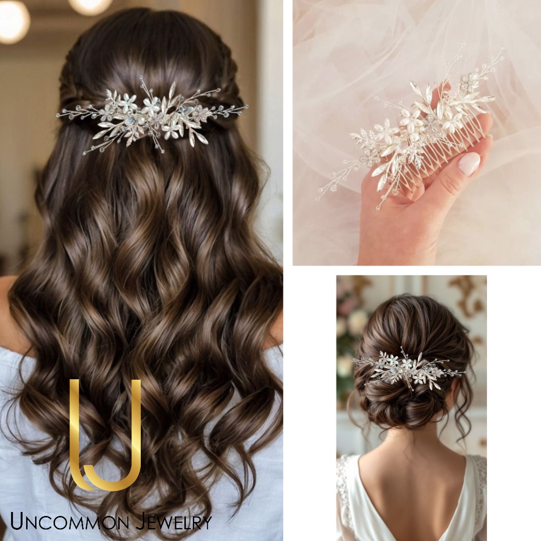 Pieptan mireasa elegant - accesorii nuntă - ornamente de păr de nuntă - accesorii păr nuntă - Artynos.ro Pieptan mireasa elegant - accesorii nuntă - ornamente de păr de nuntă - accesorii păr nuntă - Artynos.ro