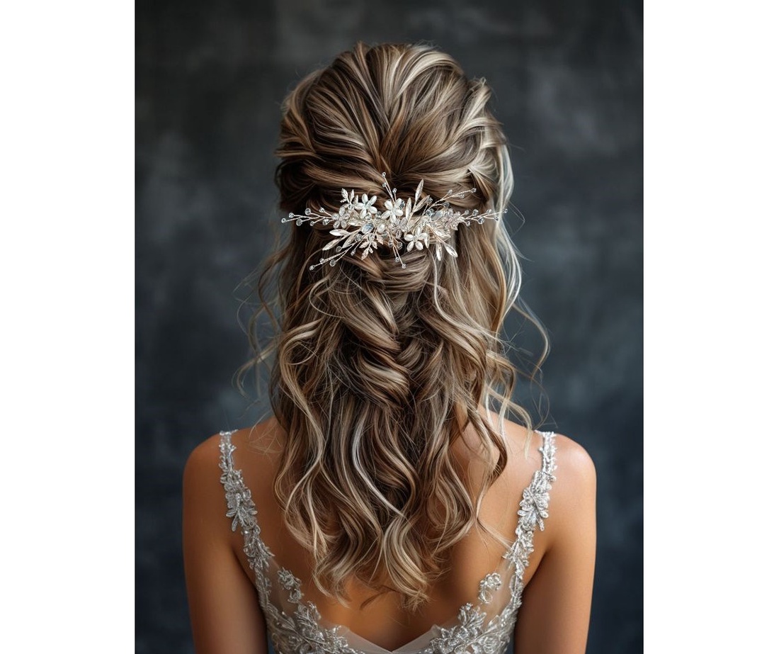Pieptan mireasa elegant - accesorii nuntă - ornamente de păr de nuntă - accesorii păr nuntă - Artynos.ro Pieptan mireasa elegant - accesorii nuntă - ornamente de păr de nuntă - accesorii păr nuntă - Artynos.ro