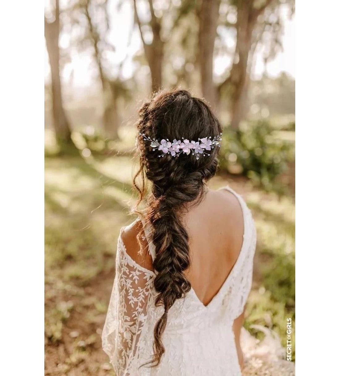 Blossom Mist - accesoriu par - accesorii nuntă - ornamente de păr de nuntă - accesorii păr nuntă - Artynos.ro