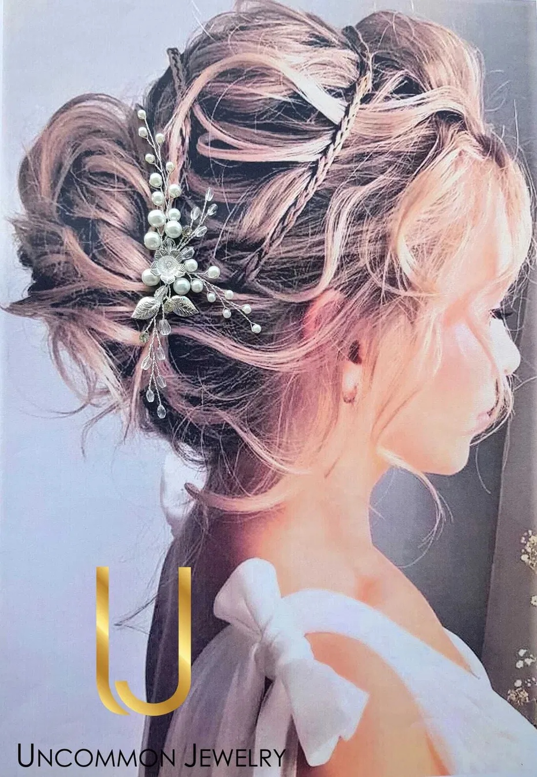 Accesoriu par mireasa/Pin mireasa - accesorii nuntă - ornamente de păr de nuntă - accesorii păr nuntă - Artynos.ro