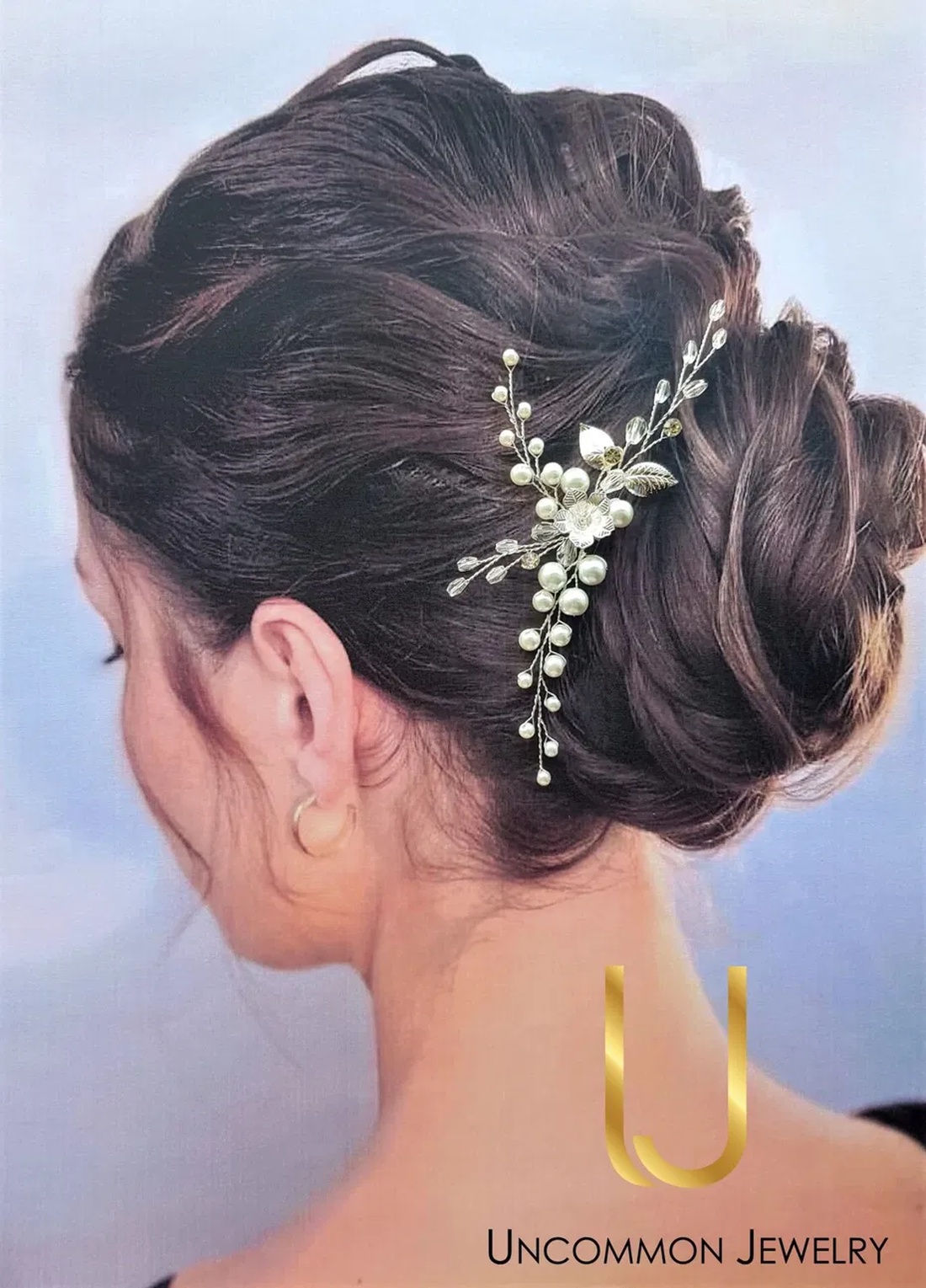 Accesoriu par mireasa/Pin mireasa - accesorii nuntă - ornamente de păr de nuntă - accesorii păr nuntă - Artynos.ro