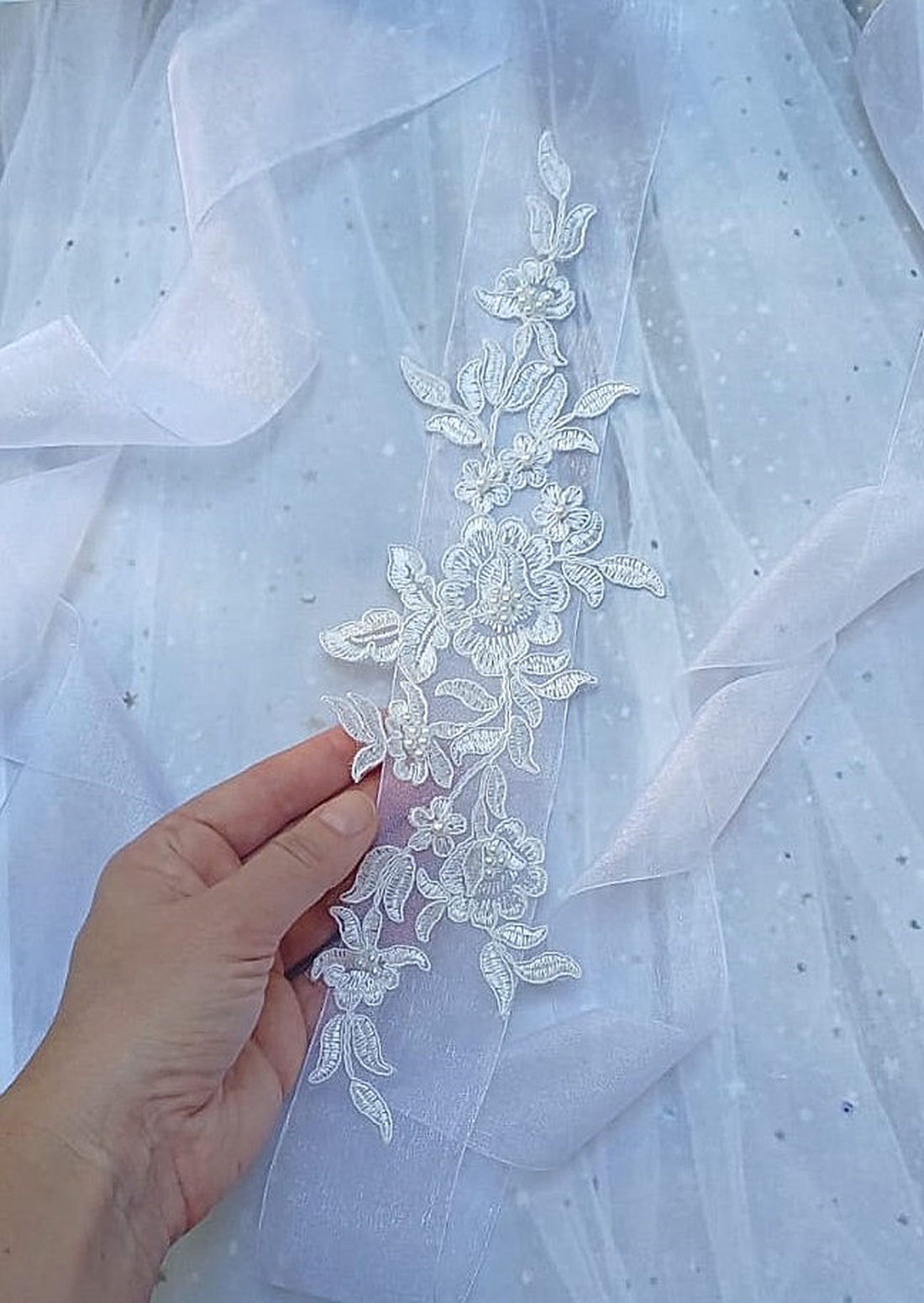 Esarfa pentru traditia dezgatitului miresei - accesorii nuntă - accesorii de nuntă - curele de nuntă, panglici - Artynos.ro